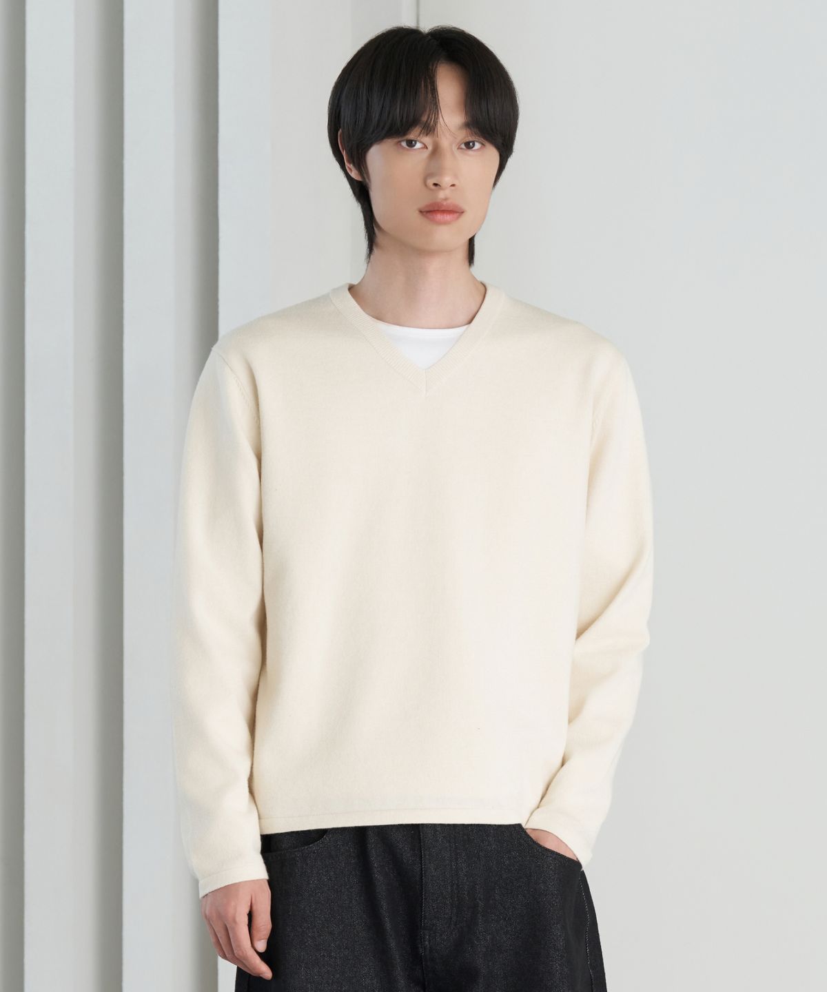 효지(HYOJI) 26 FW 소프트 터치 라이트웨이트 3타입 크롭 니트 티셔츠 (4컬러)