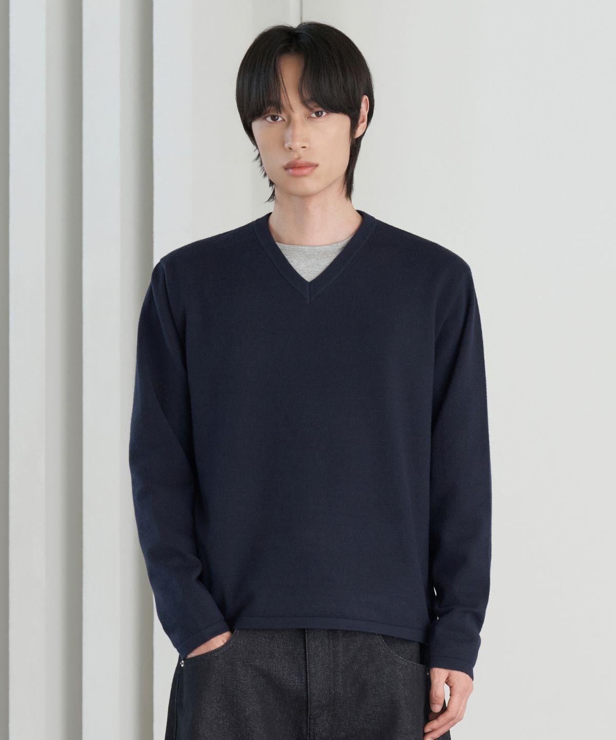 효지(HYOJI) 26 FW 소프트 터치 라이트웨이트 3타입 크롭 니트 티셔츠 (4컬러)