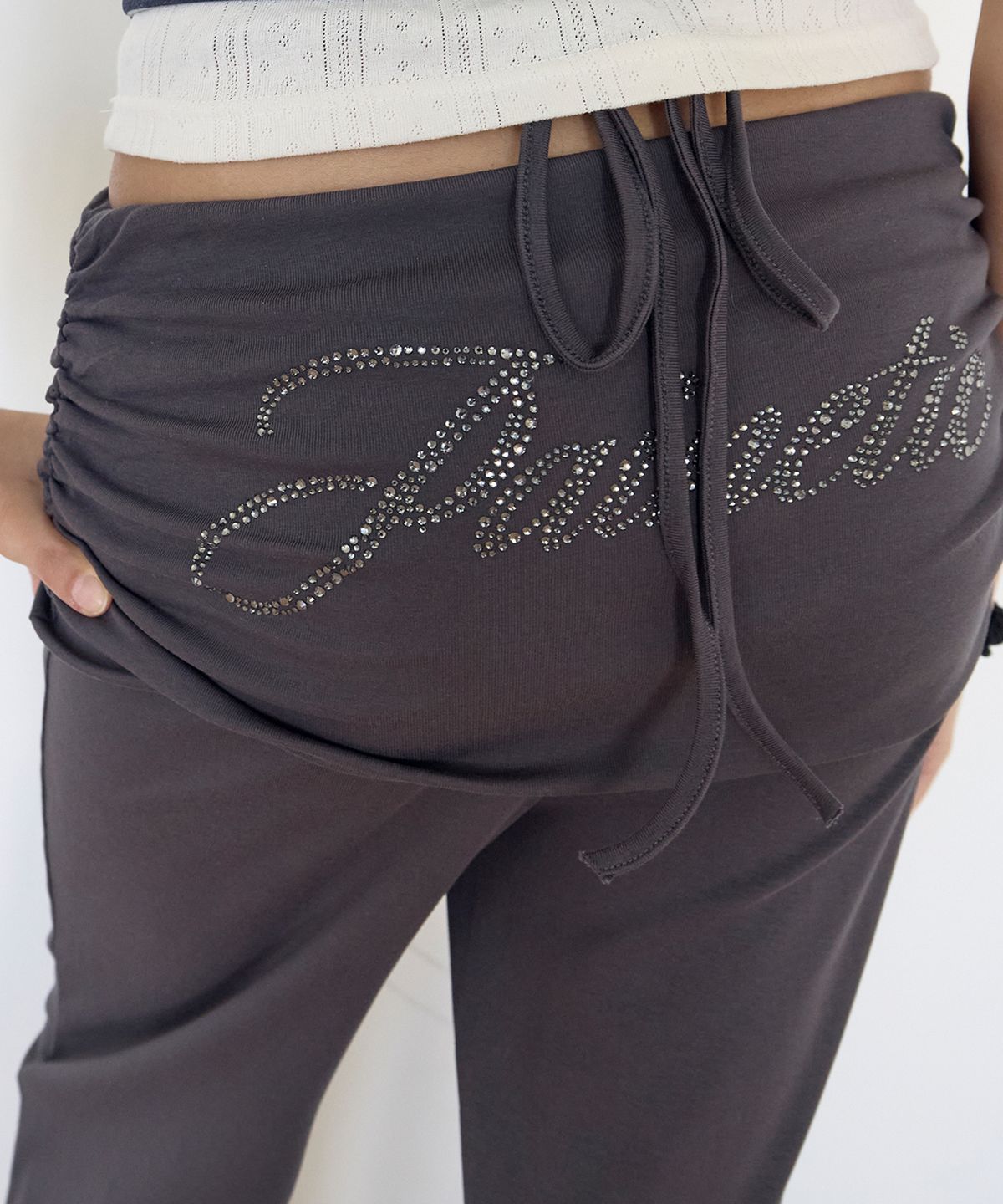 페이네틱(PAINETIC) Ruched Tie Pants