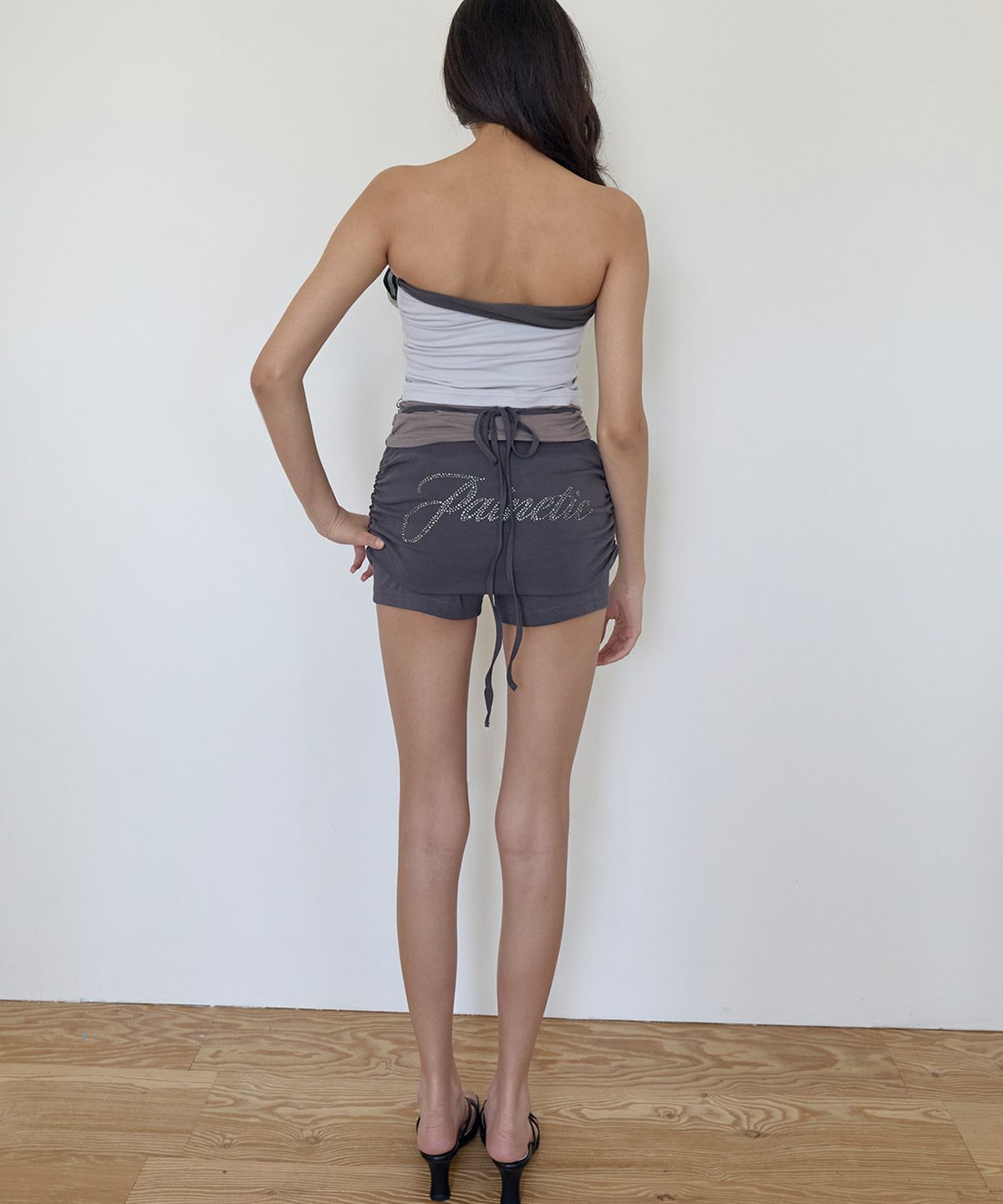 페이네틱(PAINETIC) Layered Tube Top (GREY)