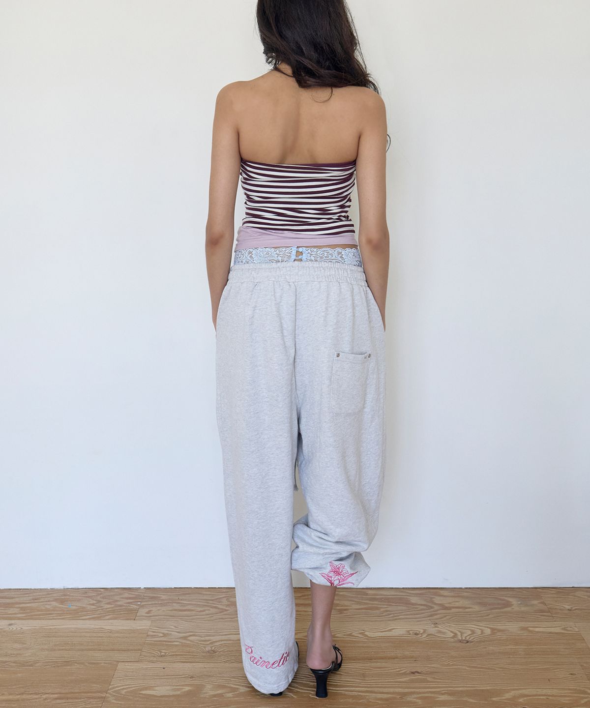 페이네틱(PAINETIC) Layered Tube Top (WINE)