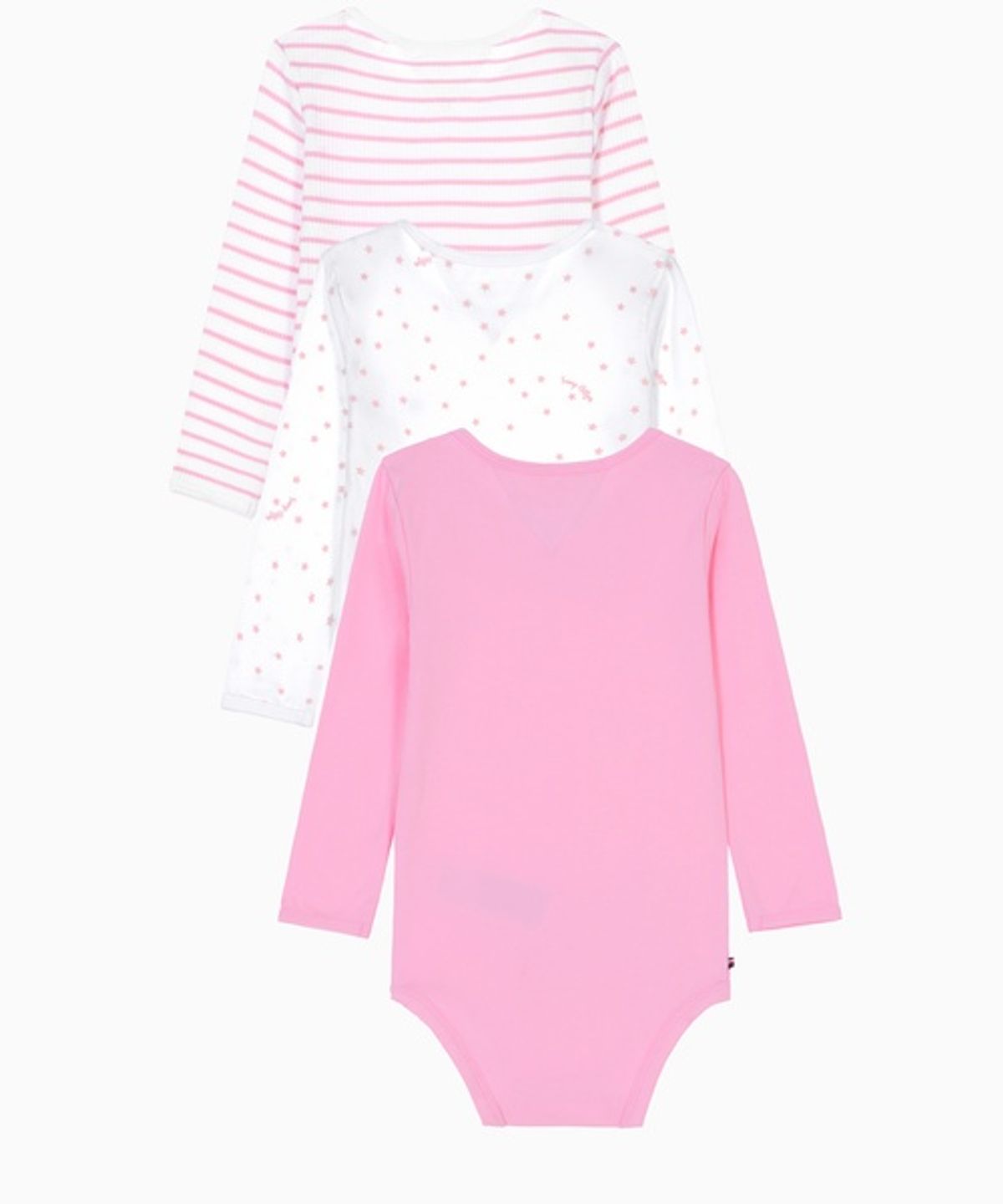 타미힐피거 키즈(TOMMY HILFIGER KIDS) [BABY] 시즈널 바디 수트 3PACK