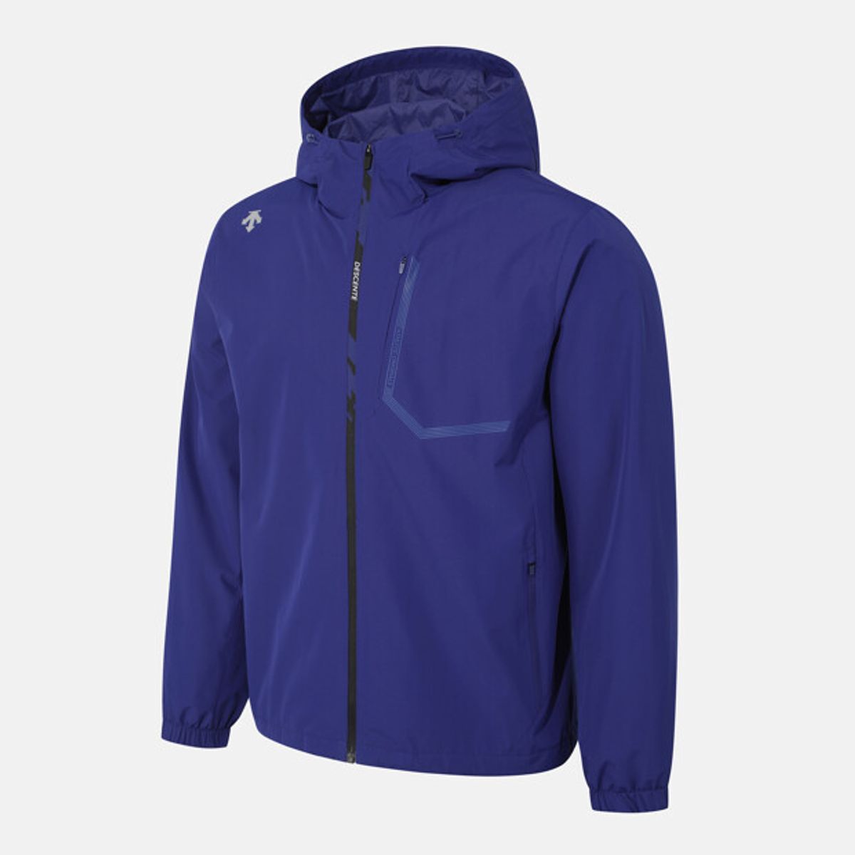 데상트(DESCENTE) 메쉬 안감 바람막이 자켓 블루 SR323RWB73