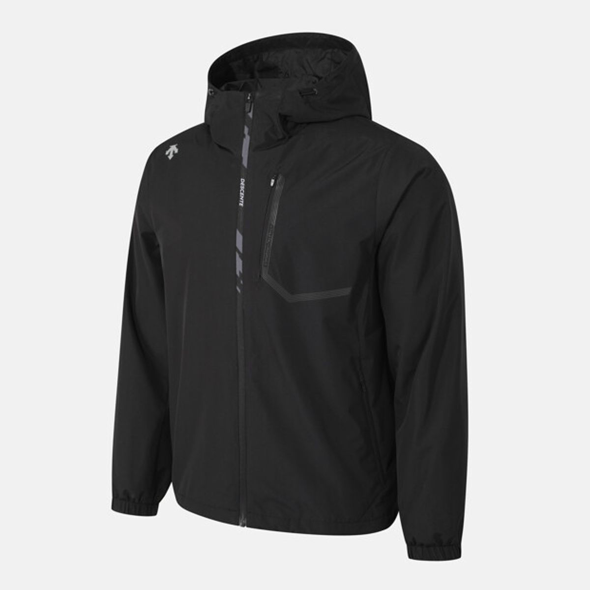 데상트(DESCENTE) 메쉬 안감 바람막이 자켓 블랙 SR323RWB73