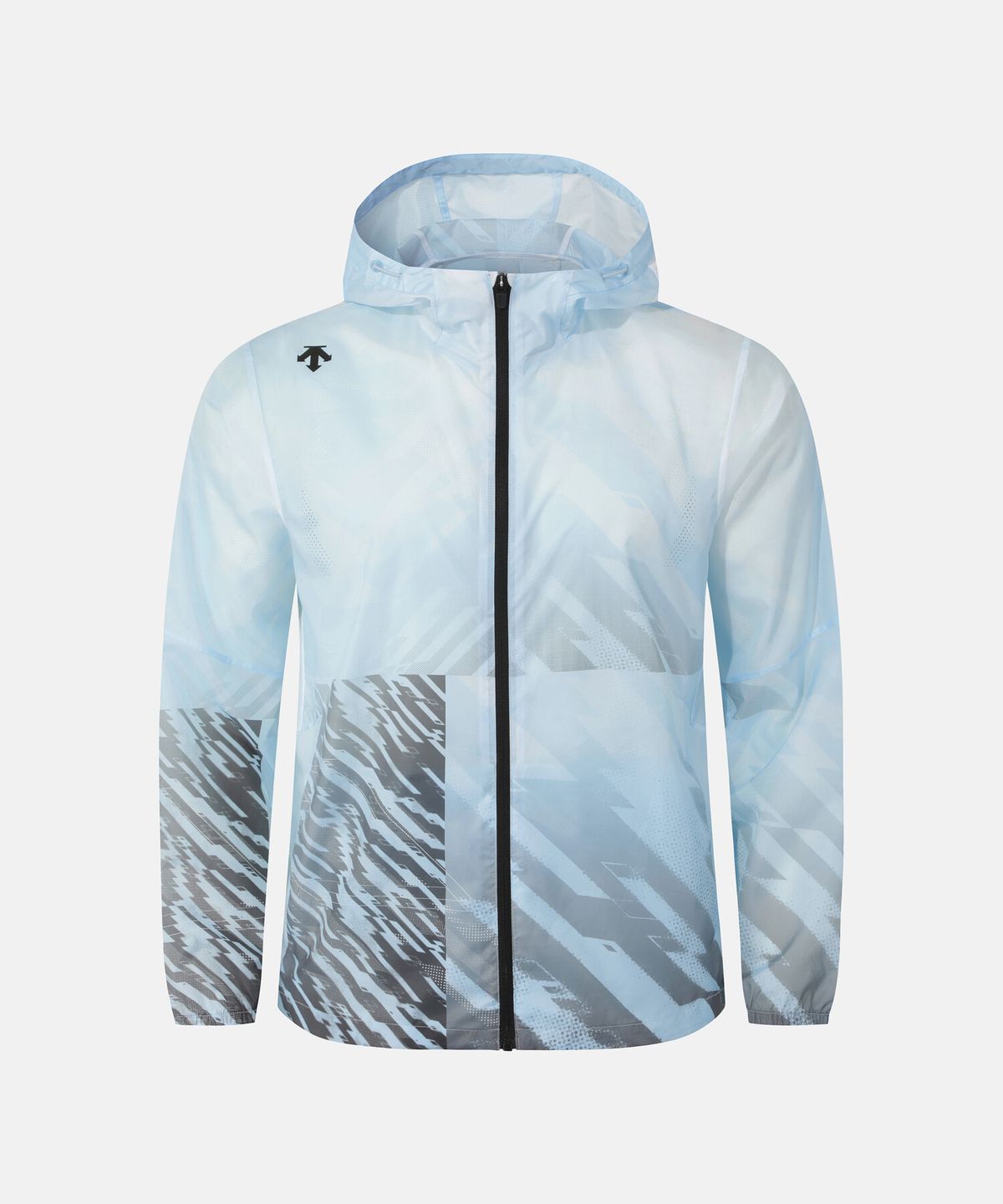데상트(DESCENTE) 남성 엔지니어드 런 경량 바람막이 자켓 스카이 블루 SR321RWB81