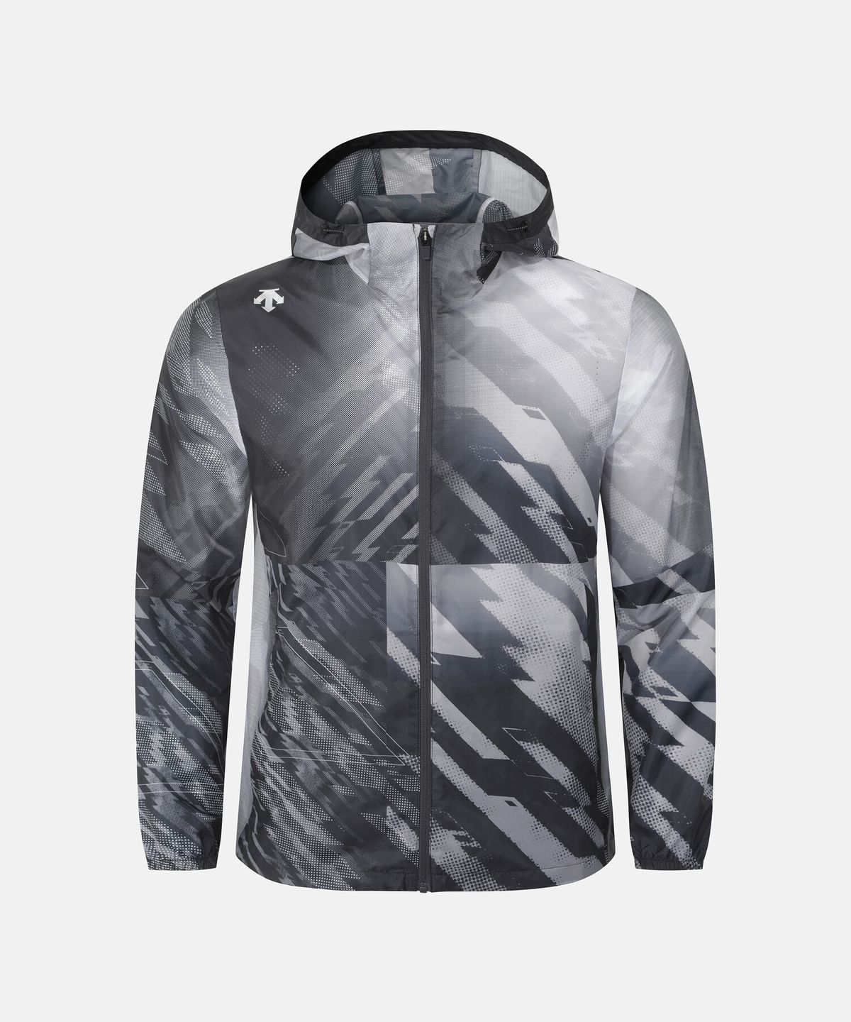 데상트(DESCENTE) 남성 엔지니어드 런 경량 바람막이 자켓 블랙 SR321RWB81