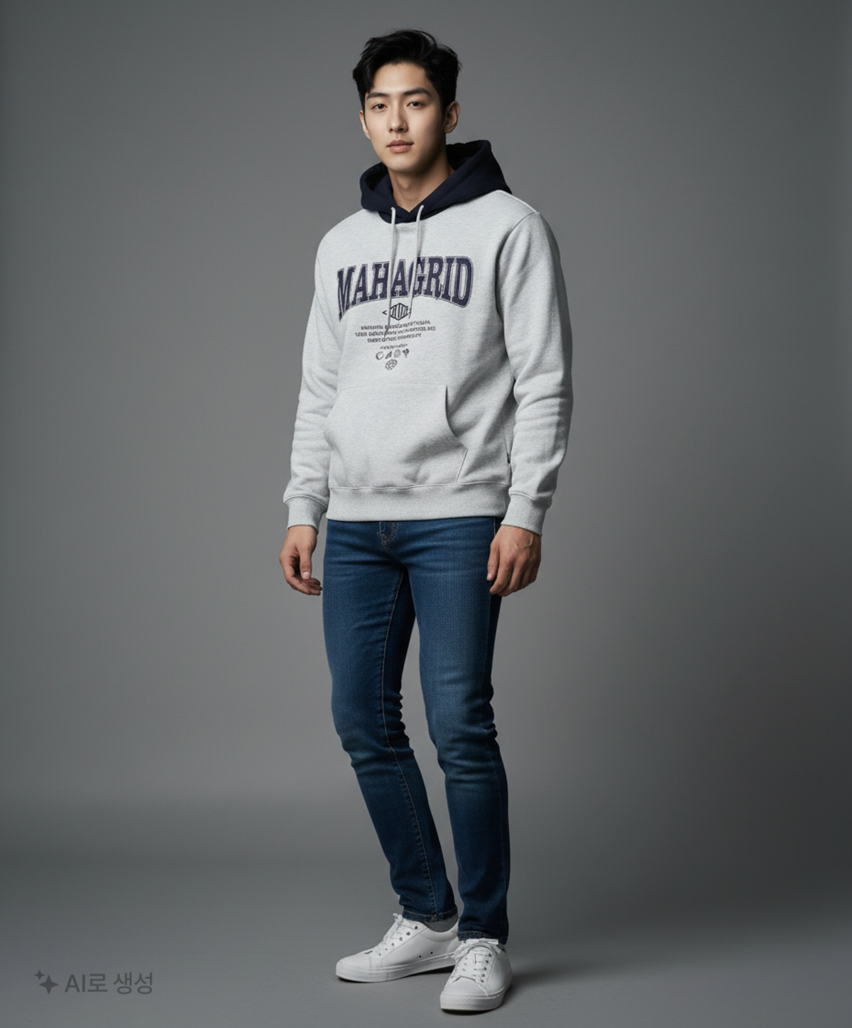 마하그리드(MAHAGRID) 후드 티셔츠 L