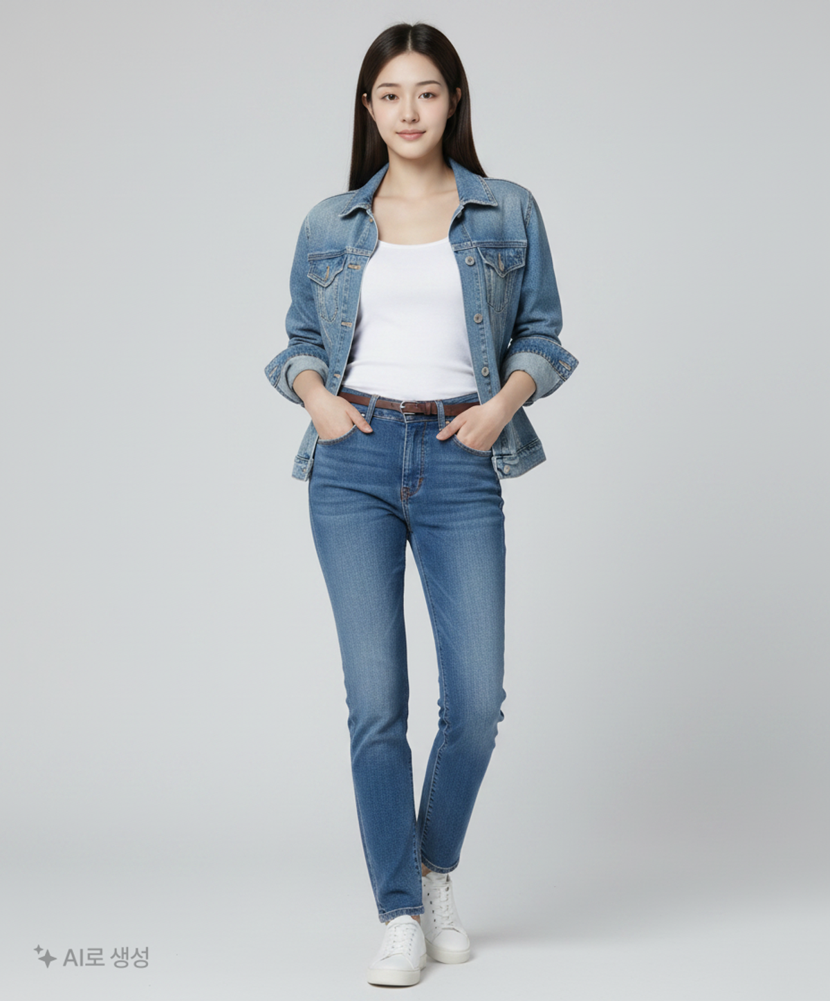 시스템(System) 청/데님 팬츠 64