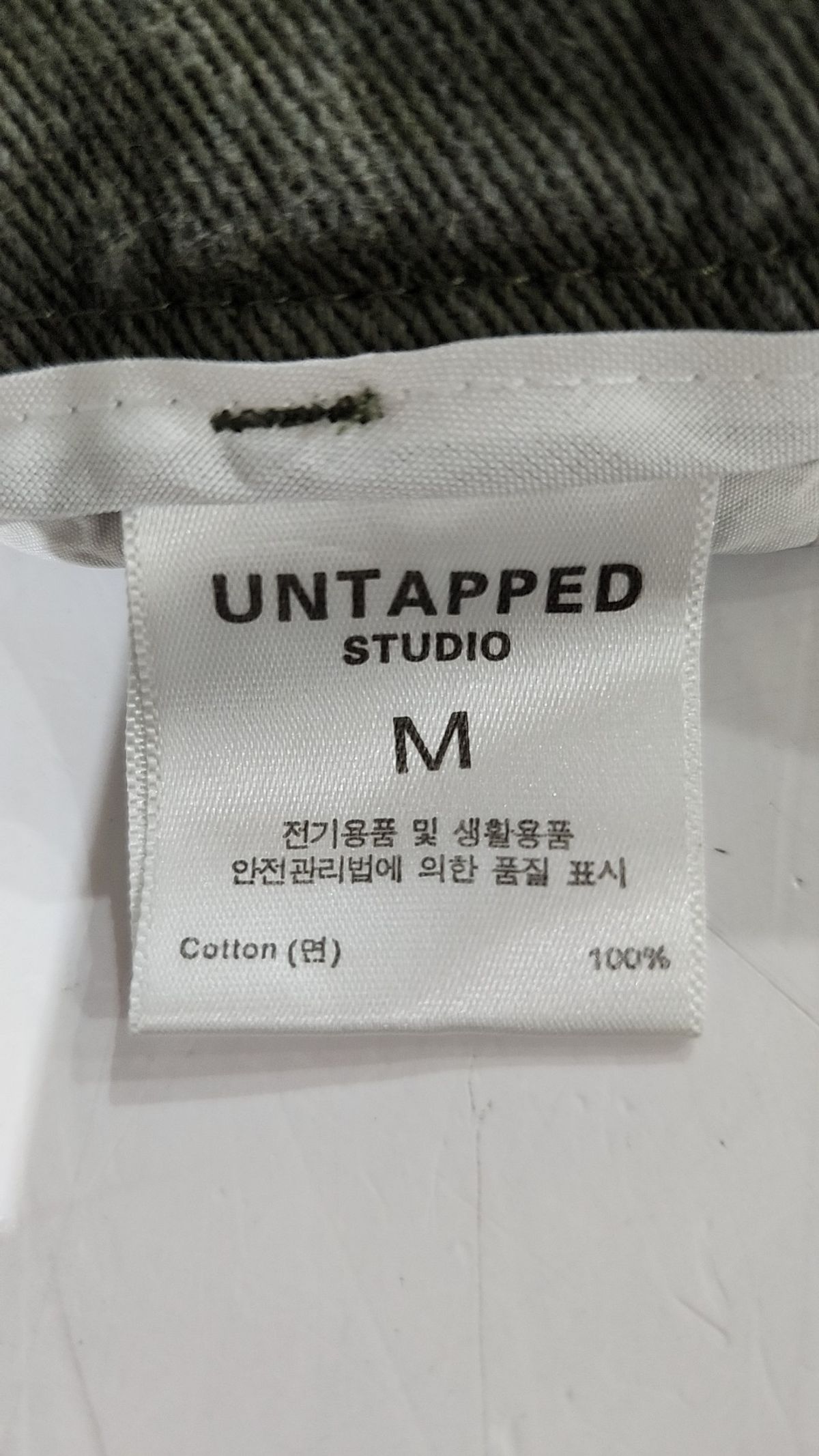 언탭트 스튜디오(UNTAPPED STUDIO) 코튼 팬츠 M