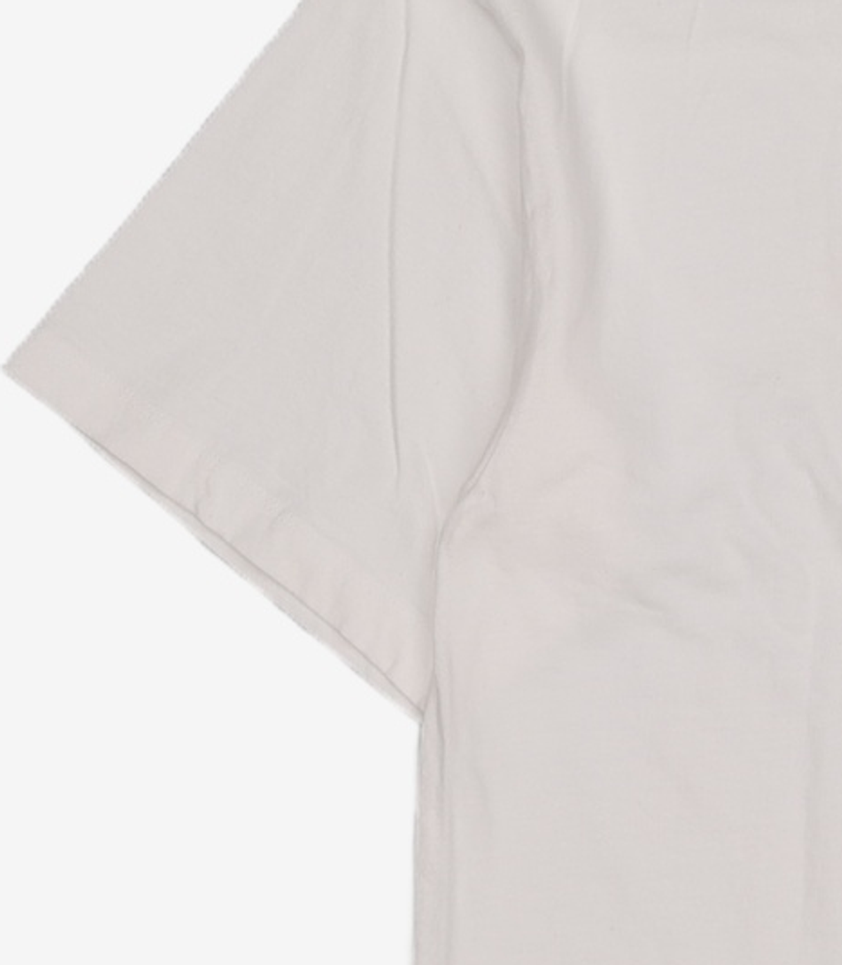 아모우(AMOU) Art Nouveau heart half T-shirts white 2