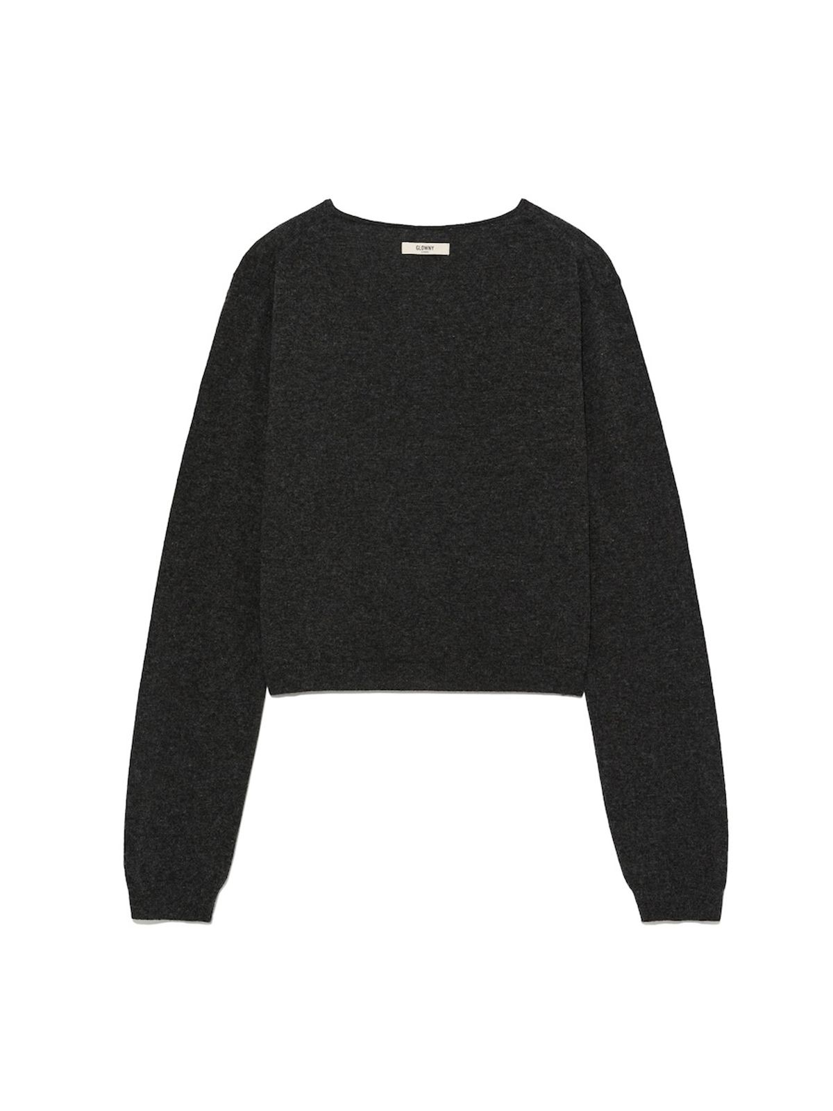 글로니(GLOWNY) G CLASSIC LOOSE FIT CARDIGAN (CHARCOAL)