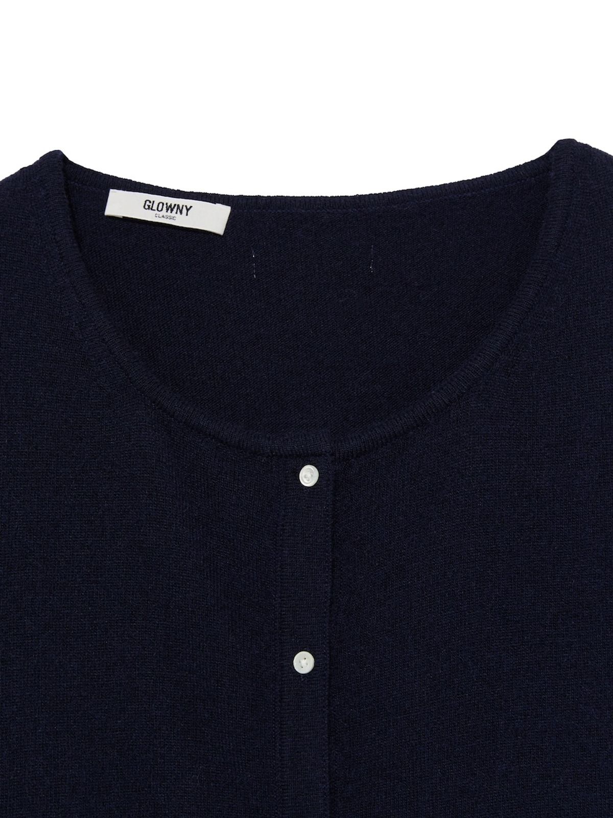 글로니(GLOWNY) G CLASSIC LOOSE FIT CARDIGAN (NAVY)