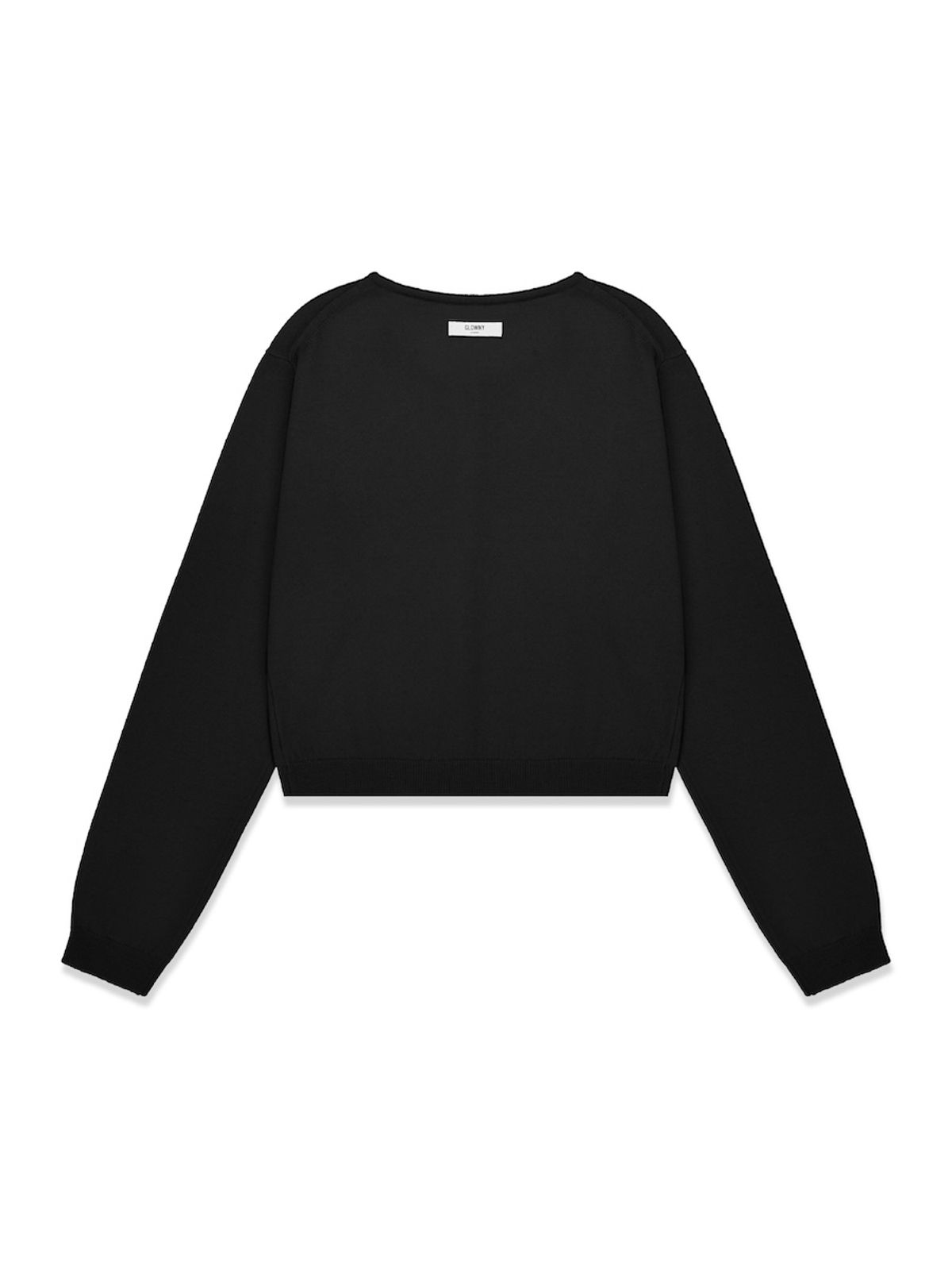 글로니(GLOWNY) G CLASSIC LOOSE FIT CARDIGAN (BLACK)