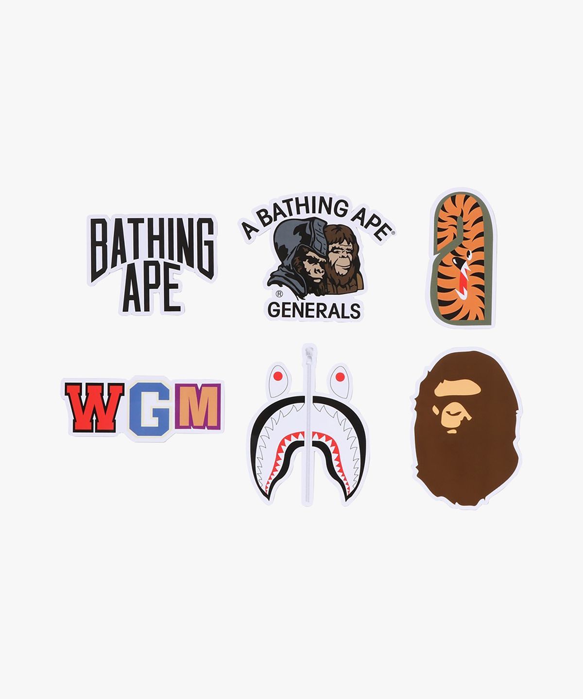 베이프(BAPE) 스티커 Set MULTI