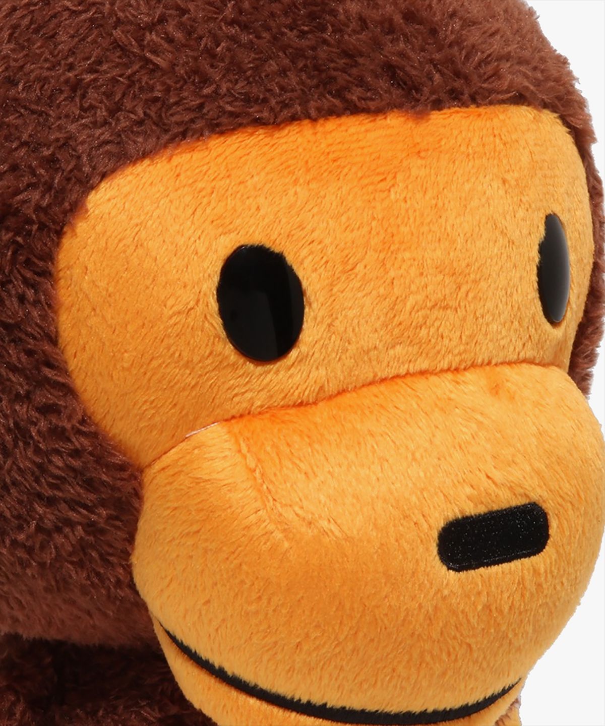 베이프(BAPE) 베이비 마일로 플러쉬 돌 백 BROWN