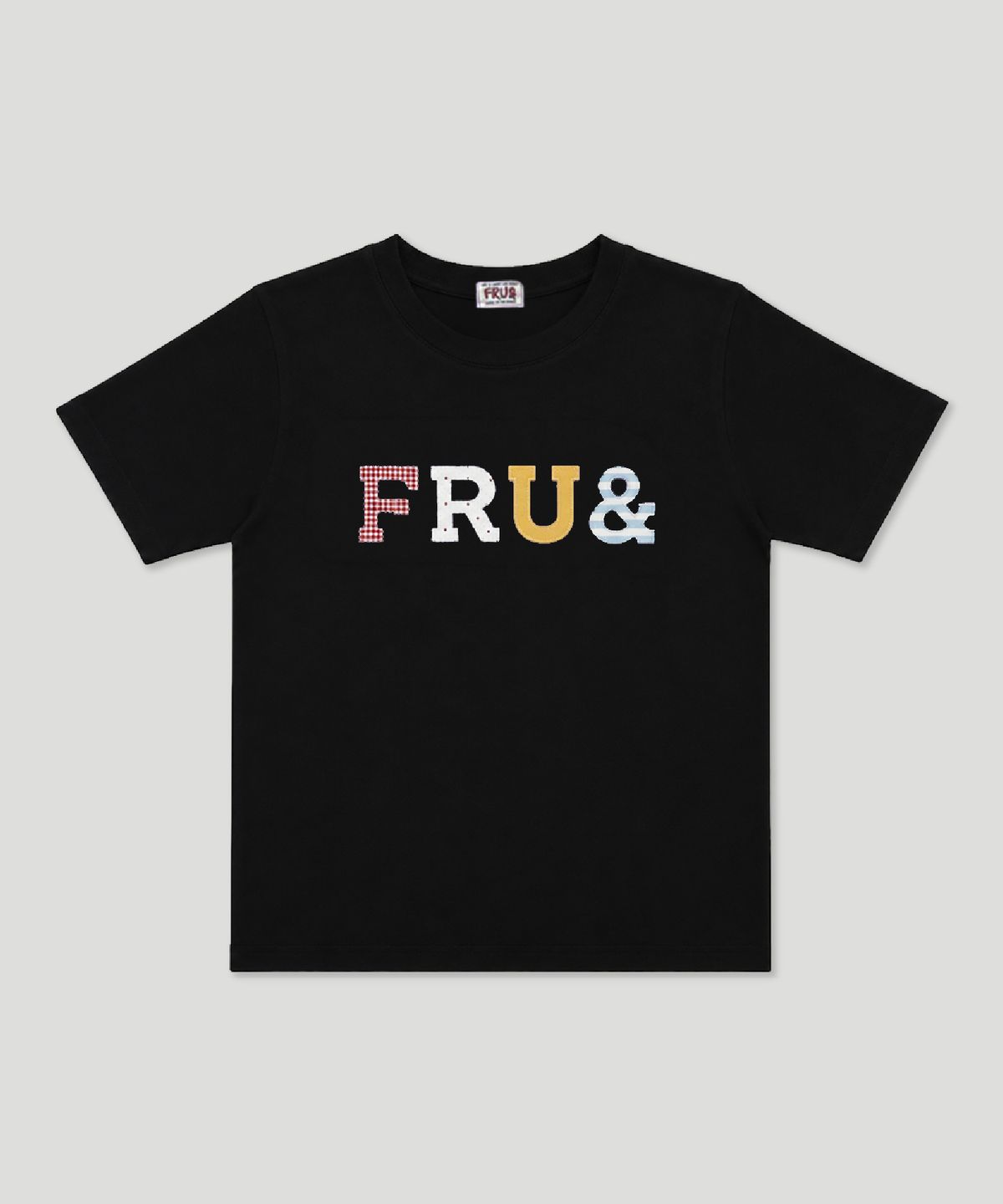 프루앤(FRUAND) PATCH T-SHIRT_BLACK