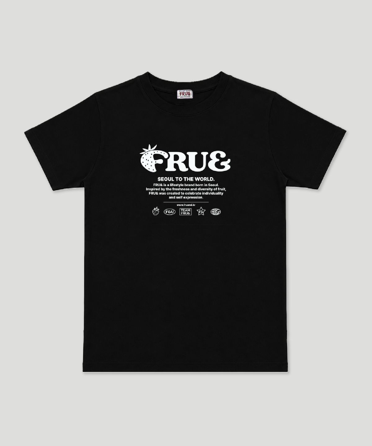 프루앤(FRUAND) SEOUL T-SHIRT_BLACK
