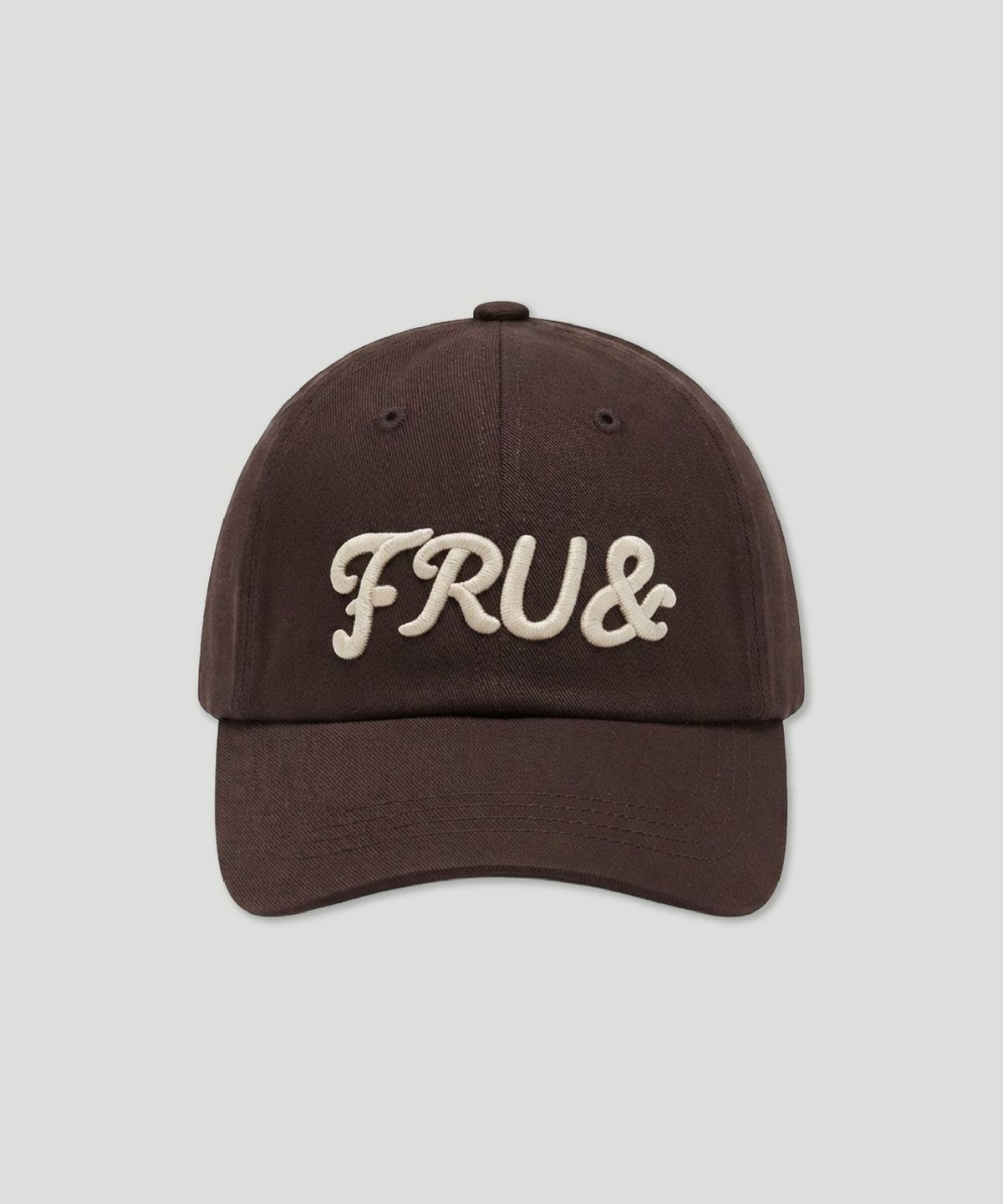 프루앤(FRUAND) VINTAGE LOGO CAP_BROWN