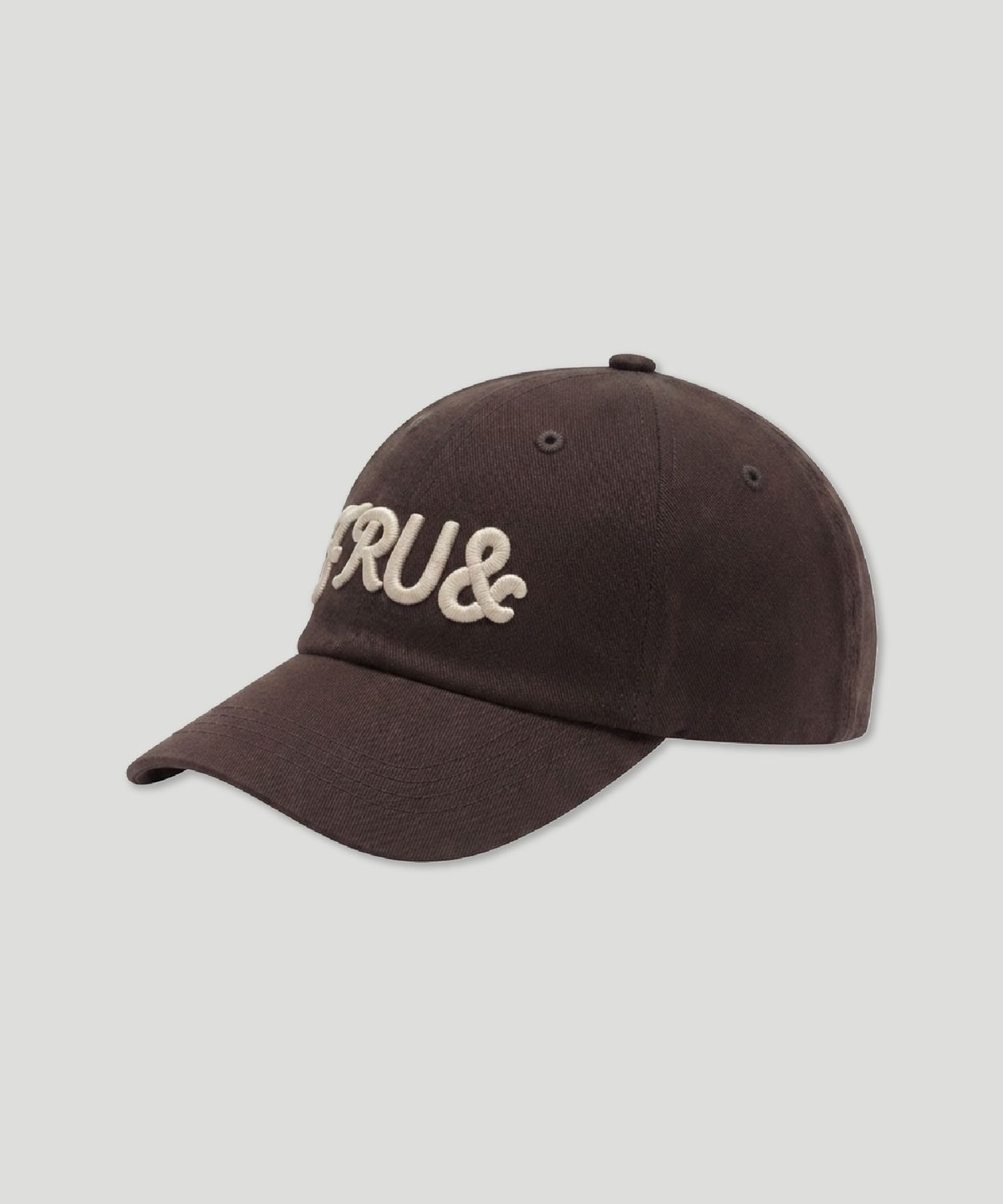 프루앤(FRUAND) VINTAGE LOGO CAP_BROWN