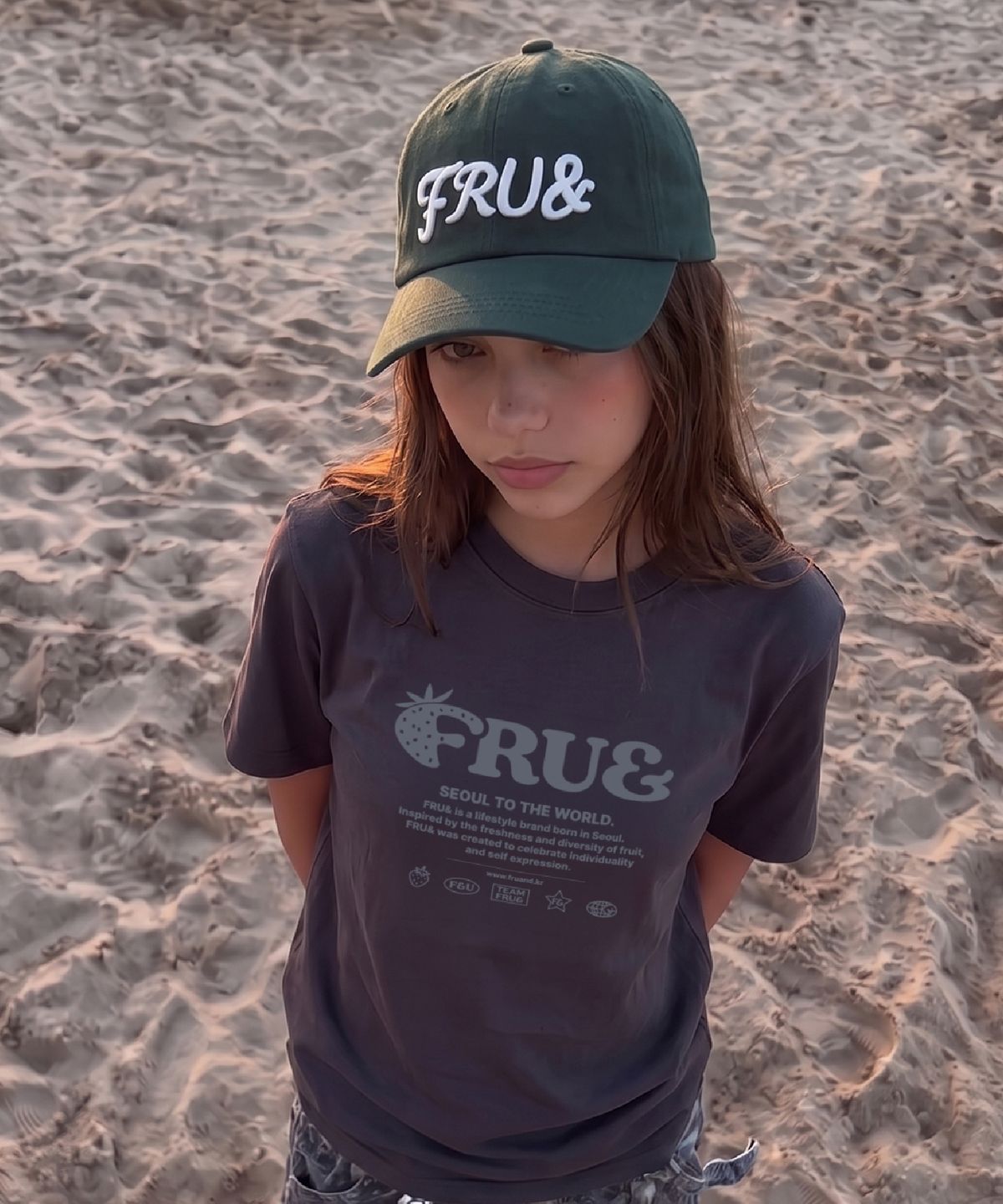 프루앤(FRUAND) VINTAGE LOGO CAP_7COLOR