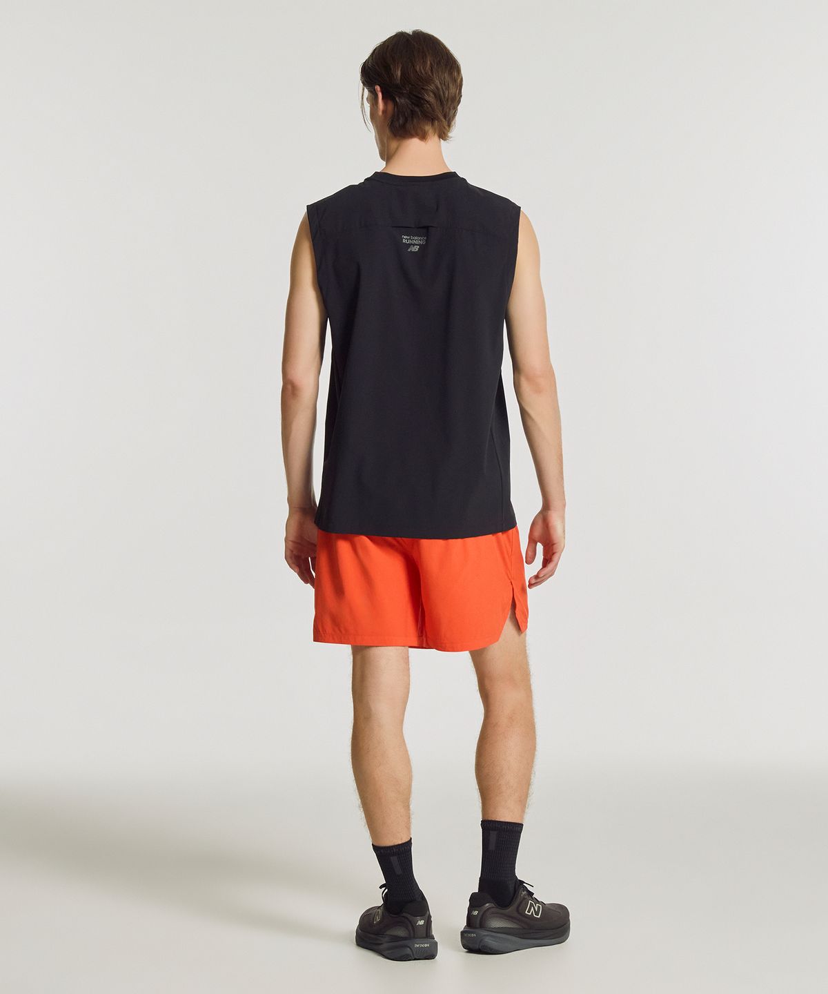 뉴발란스(NEW BALANCE) NBNVG36211 / MEN RC 에센셜 쇼츠 5인치 (RED)