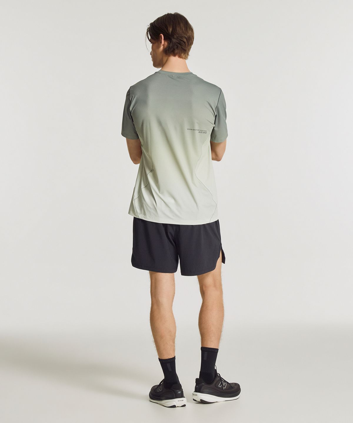 뉴발란스(NEW BALANCE) NBNVG36211 / MEN RC 에센셜 쇼츠 5인치 (BLACK)