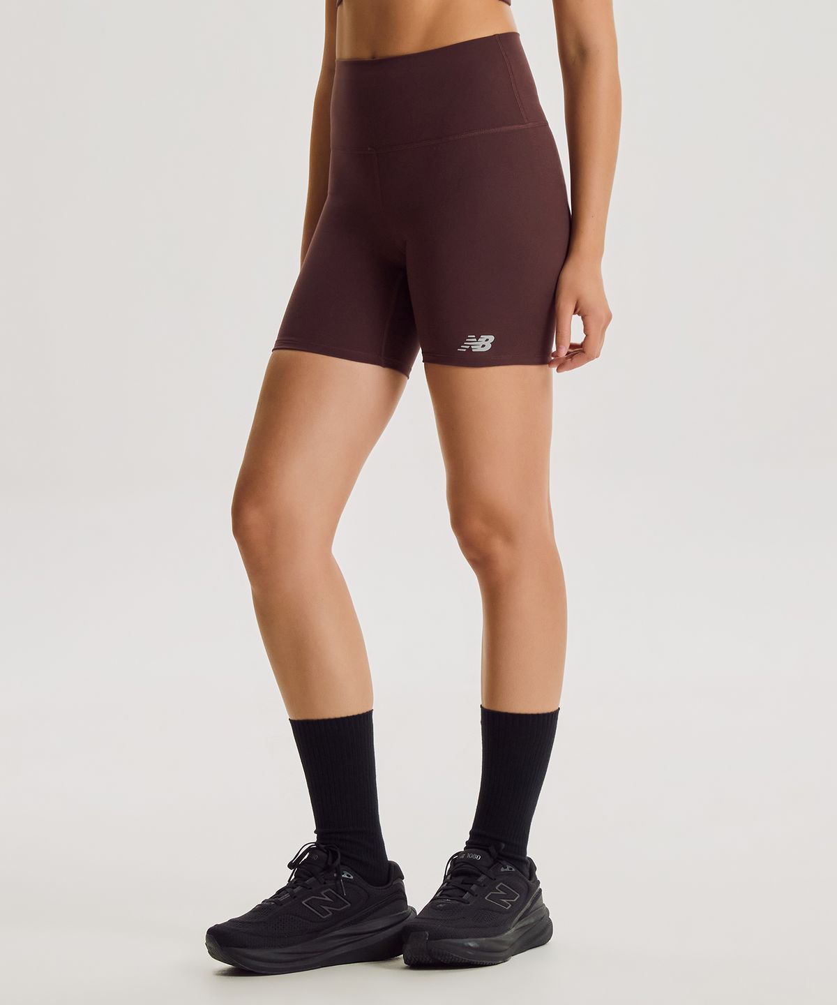뉴발란스(NEW BALANCE) NBNSG3V822 / WOMEN 하모니 하이라이즈 6인치 레깅스 (BURGUNDY)