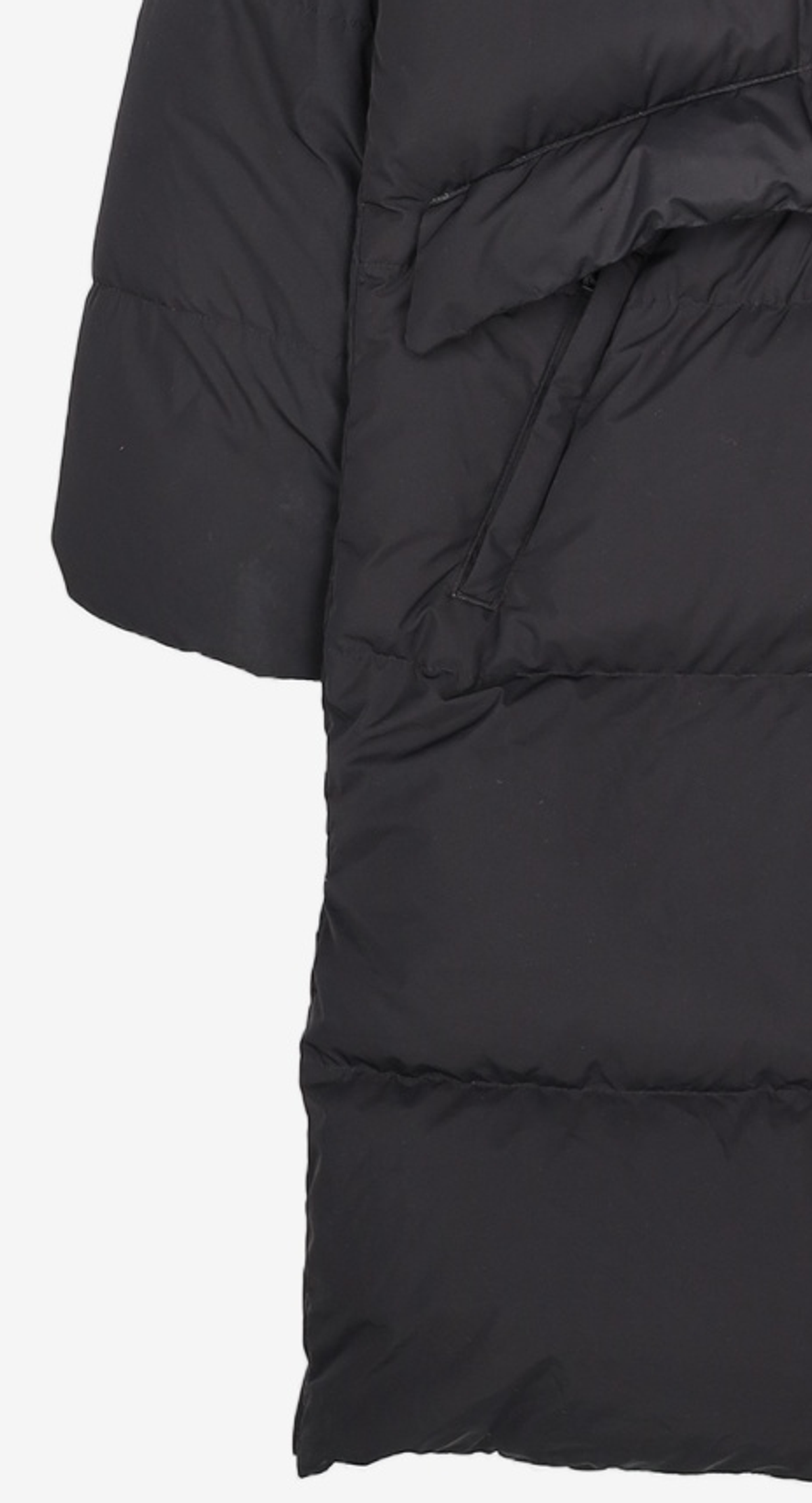 코오롱스포츠(KOLON SPORT) 여성 롱기장 퀼팅다운_V3JDX21692BLK 90
