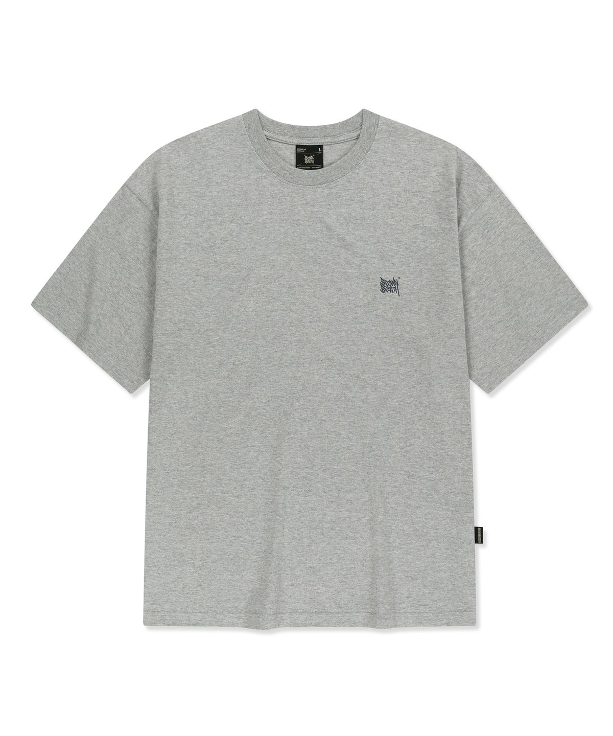 브라운브레스(BROWNBREATH) BB 20TH VIBE GRAPHIC TEE - MELANGE GREY