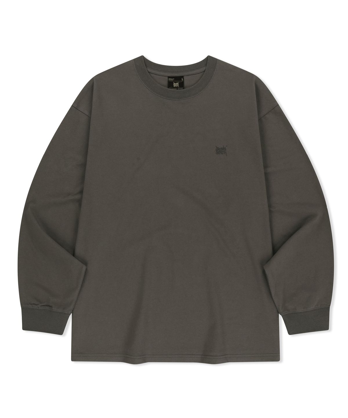 브라운브레스(BROWNBREATH) BB 20TH MESSAGE TAG LONGSLEEVE - BROWN
