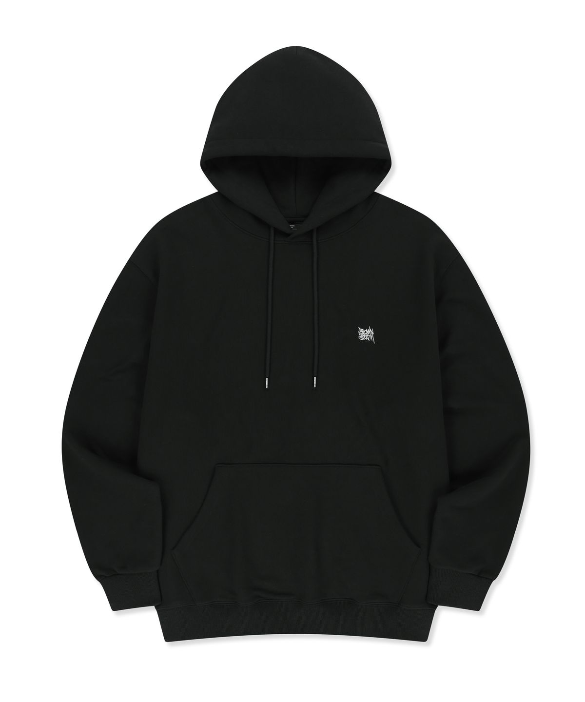 브라운브레스(BROWNBREATH) BB 20TH DOODLE TAG HOODIE - BLACK