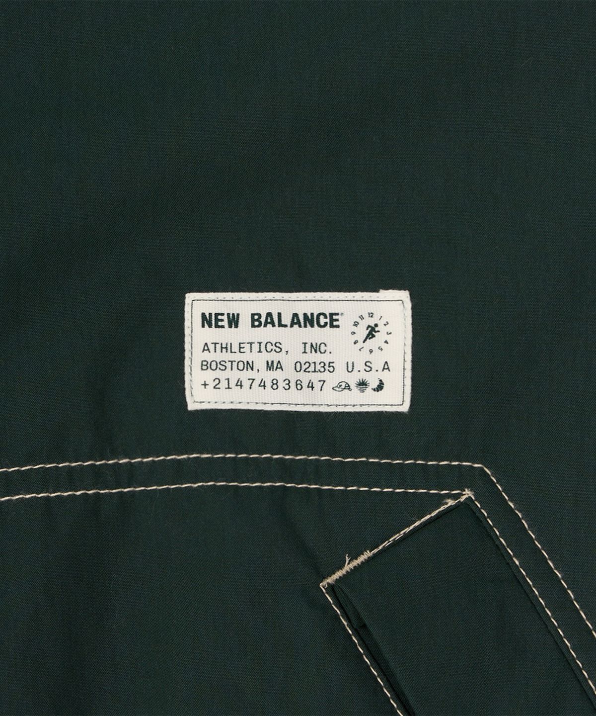 뉴발란스(NEW BALANCE) NBNAG31853 / UNI 모닝레이브 워시드 후디드 자켓 (HUNTER)