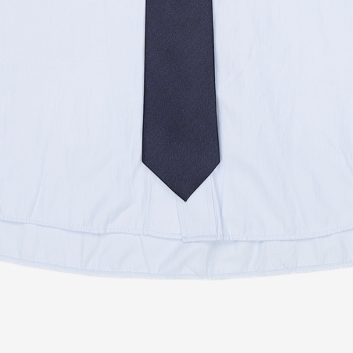 세컨모놀로그(SECONDMONO) (TIE SET)Side Slit Oversized Cotton Half Shirt [8 color]_SESH009 M