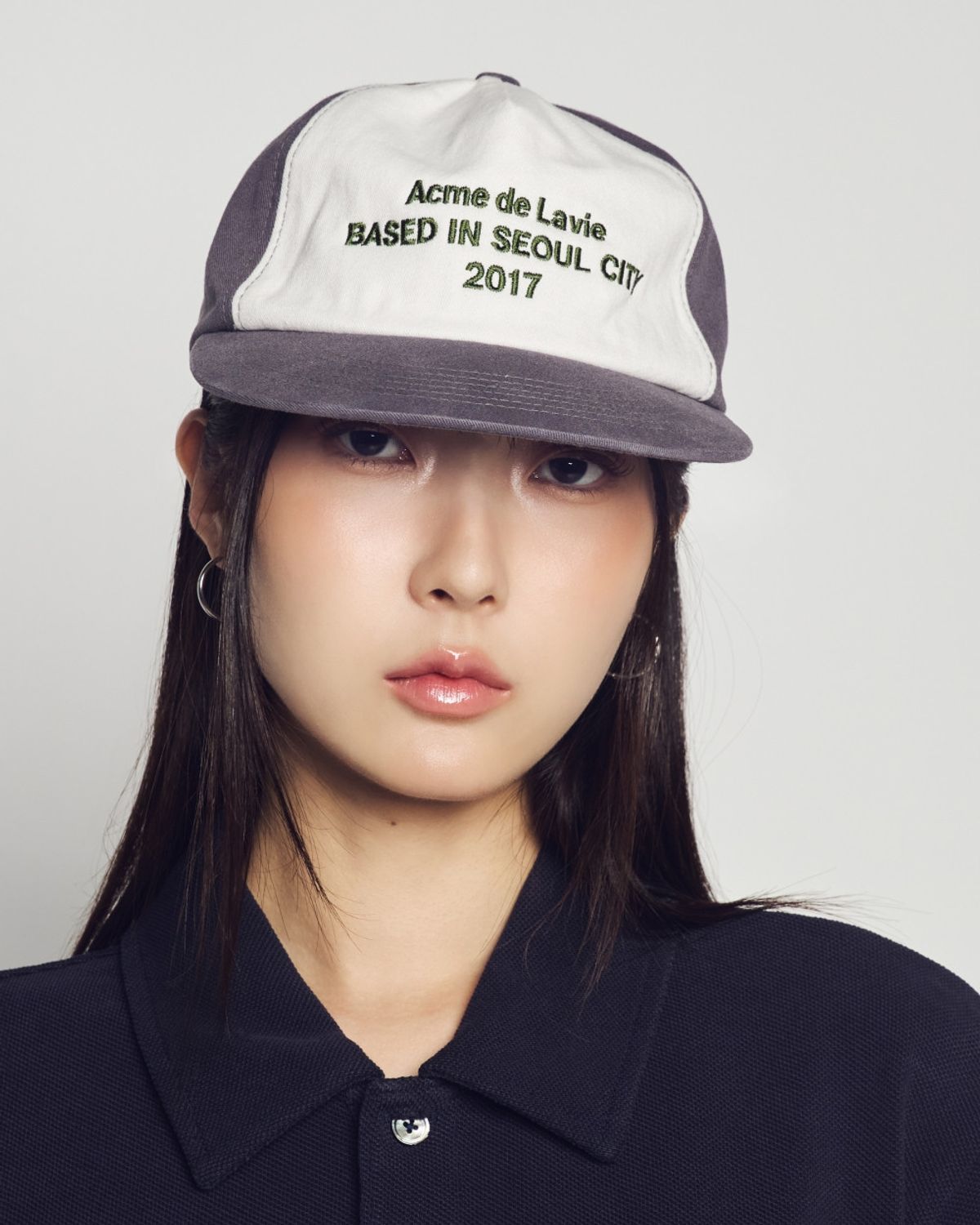 아크메드라비(ACME DE LA VIE) LOGO TWO TONE 5PANEL BALL CAP