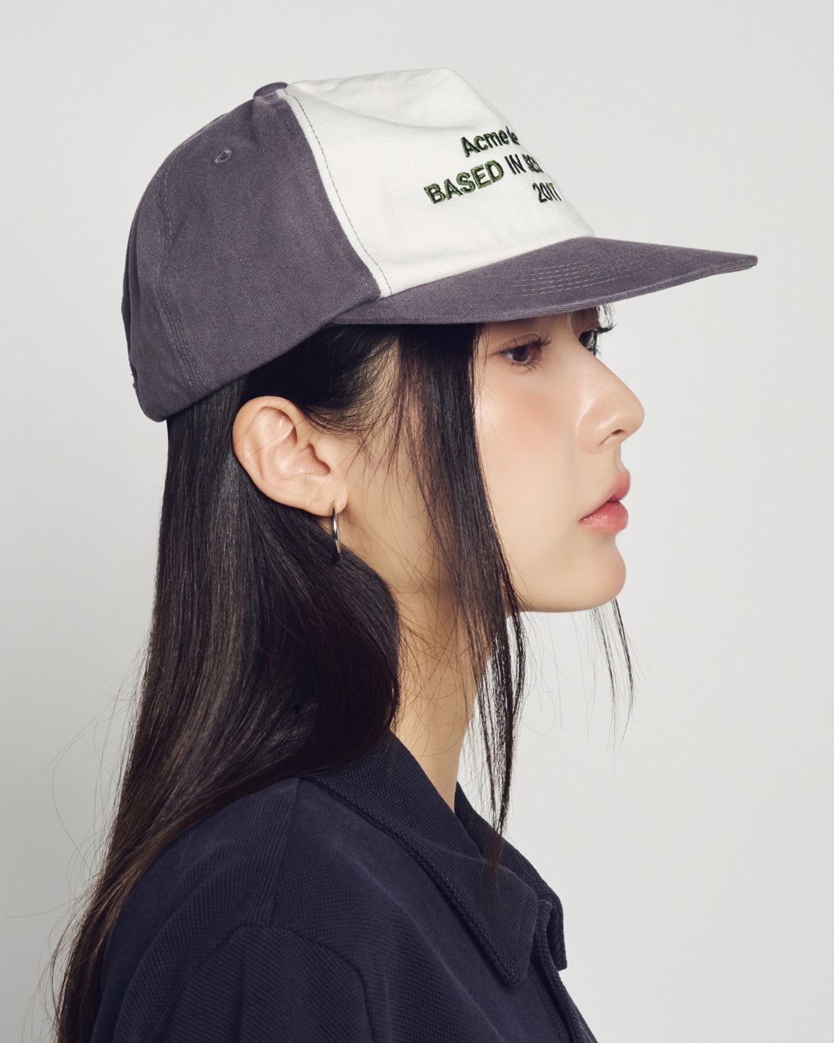 아크메드라비(ACME DE LA VIE) LOGO TWO TONE 5PANEL BALL CAP