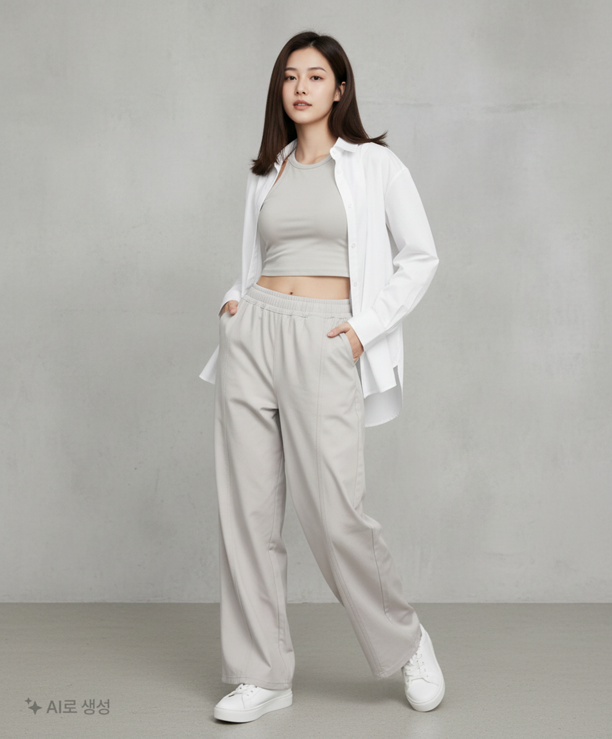 커스텀어클락(COSTUME O’CLOCK) 커브드 밴딩 데님 팬츠 5 COLOR COOSPT237 M