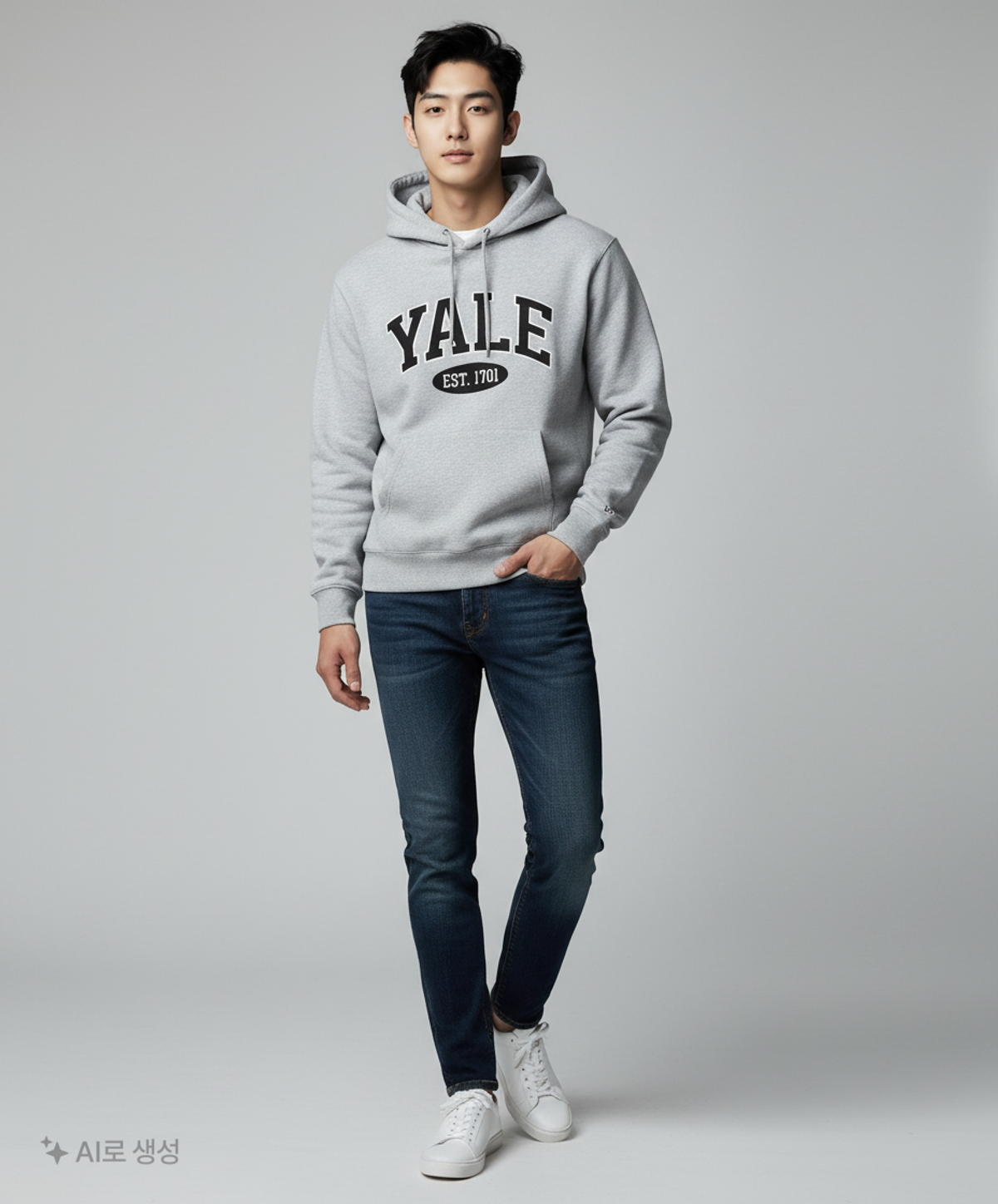 예일(YALE) 후드 티셔츠 M