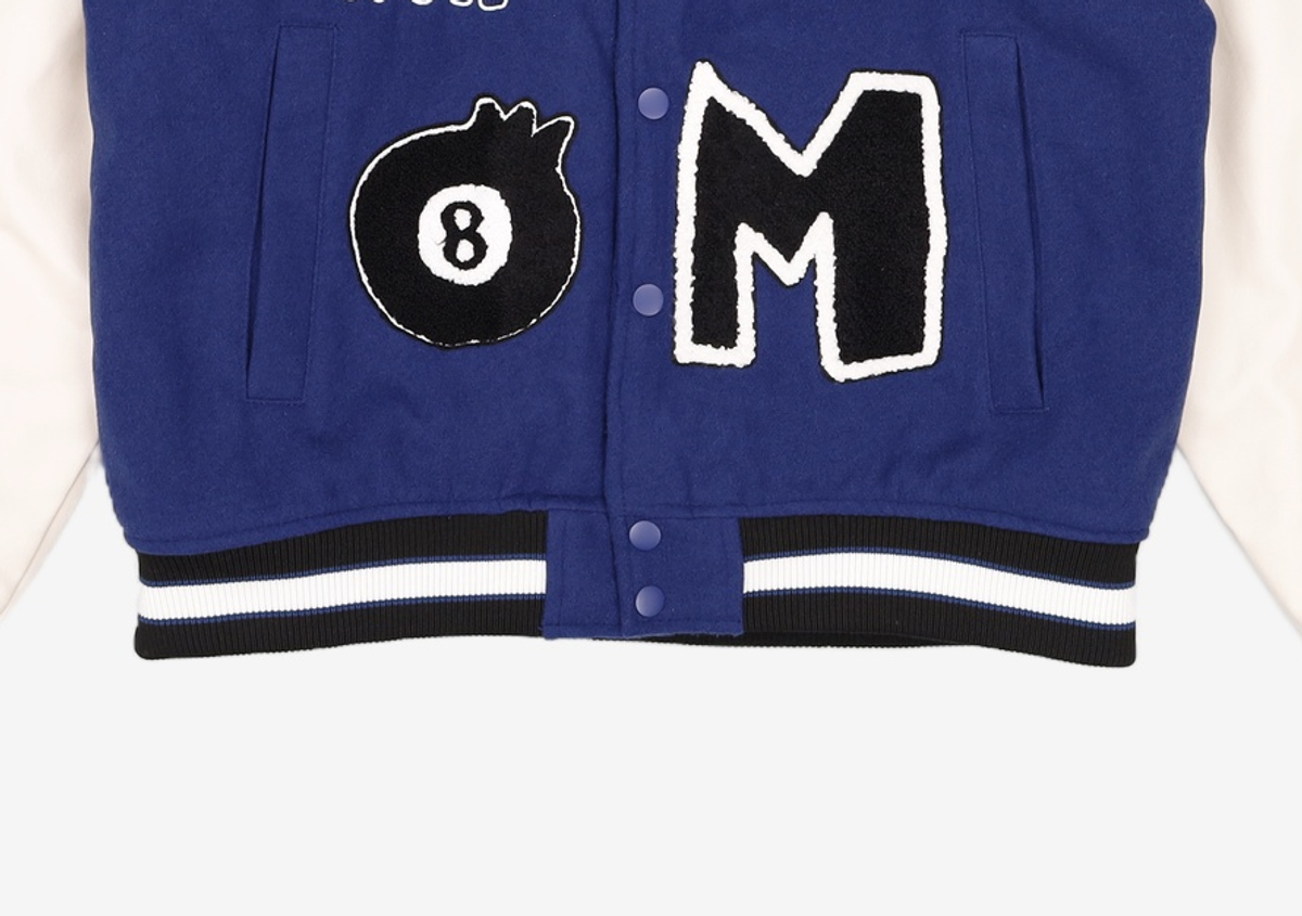 팀코믹스(TIMCOMIX) 8 BALL VARSITY JACKET NAVY M