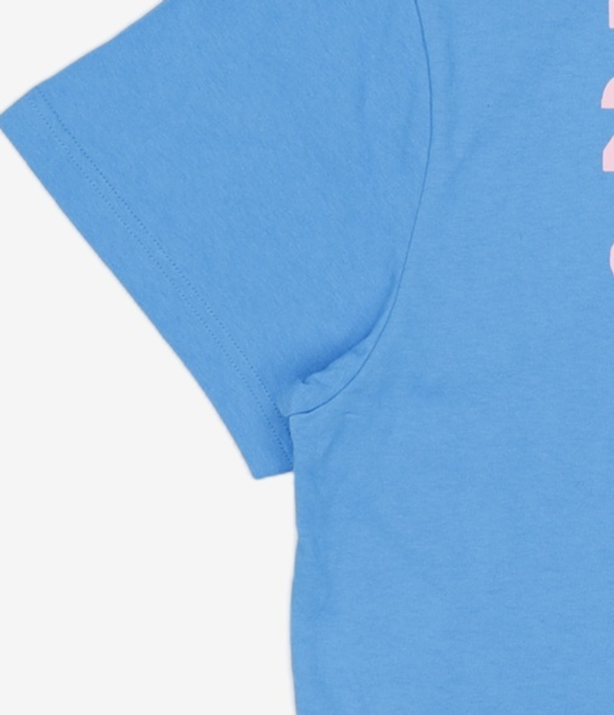 예스아이씨(YESEYESEE) Alive Logo Tee Sky Blue L
