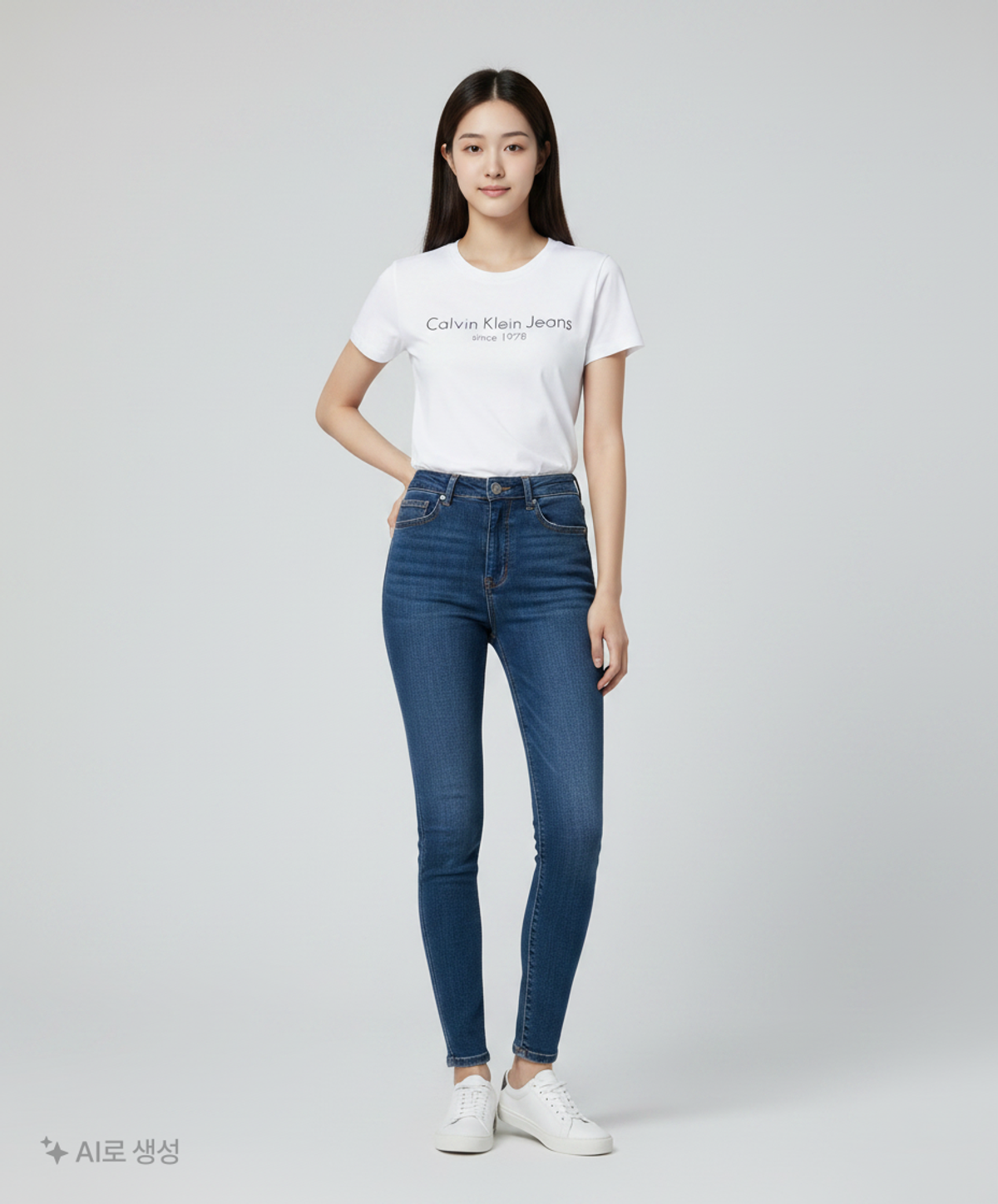 캘빈클라인 진(CALVIN KLEIN JEANS) 반소매 티셔츠 XS