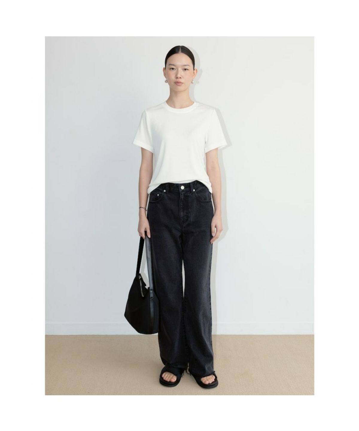 디애퍼처(THE APERTURE) Josh TShirt  Ivory (TA6742A080)