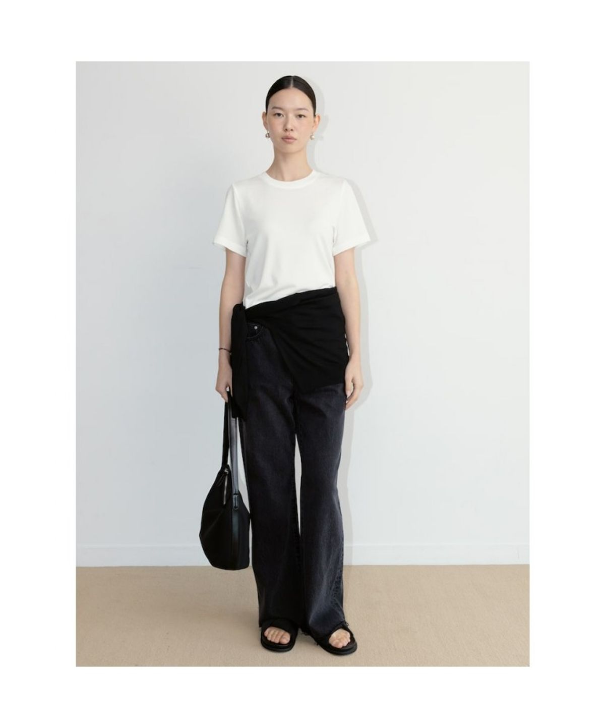 디애퍼처(THE APERTURE) Josh TShirt  Ivory (TA6742A080)