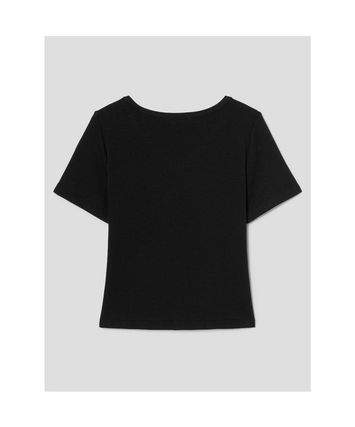 디애퍼처(THE APERTURE) Classic VNeck T Shirt  Black (TA6742A105)