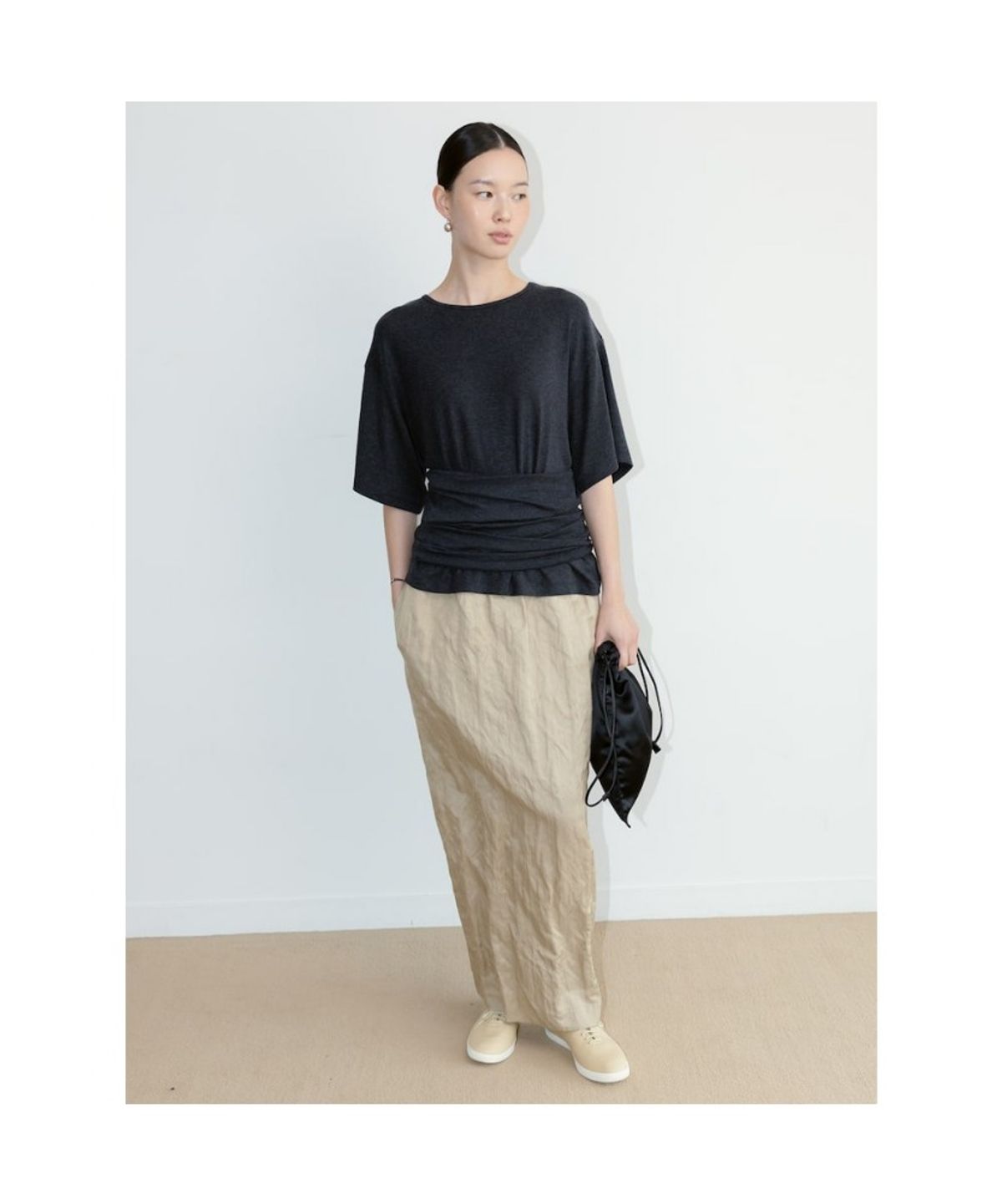 디애퍼처(THE APERTURE) Josh Layered Top  Ash (TA6742A134)