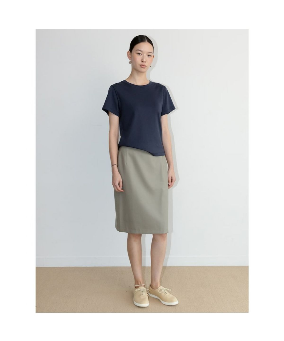 디애퍼처(THE APERTURE) Aj TShirt  Navy (TA6742A16R)