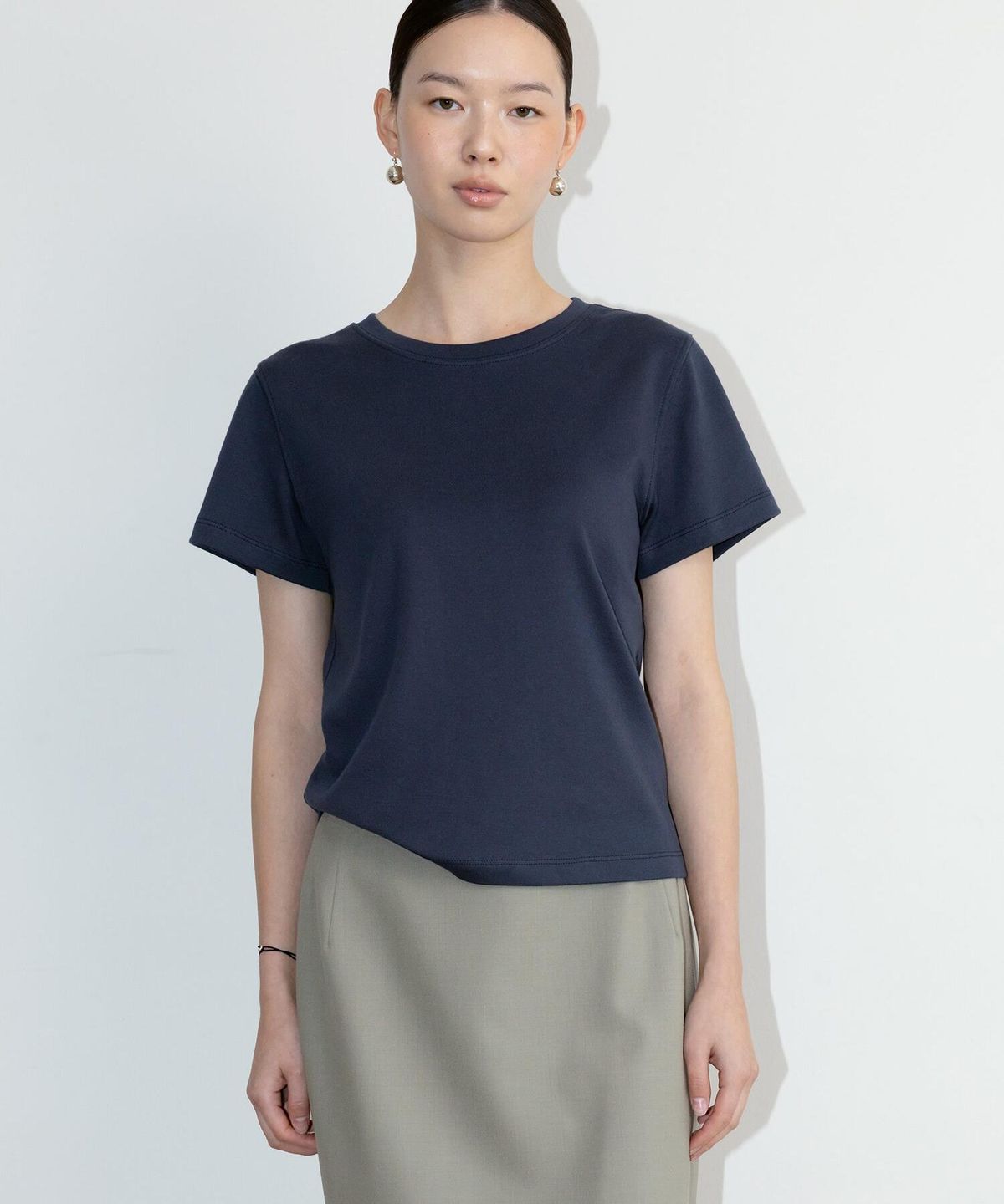 디애퍼처(THE APERTURE) Aj TShirt  Navy (TA6742A16R)