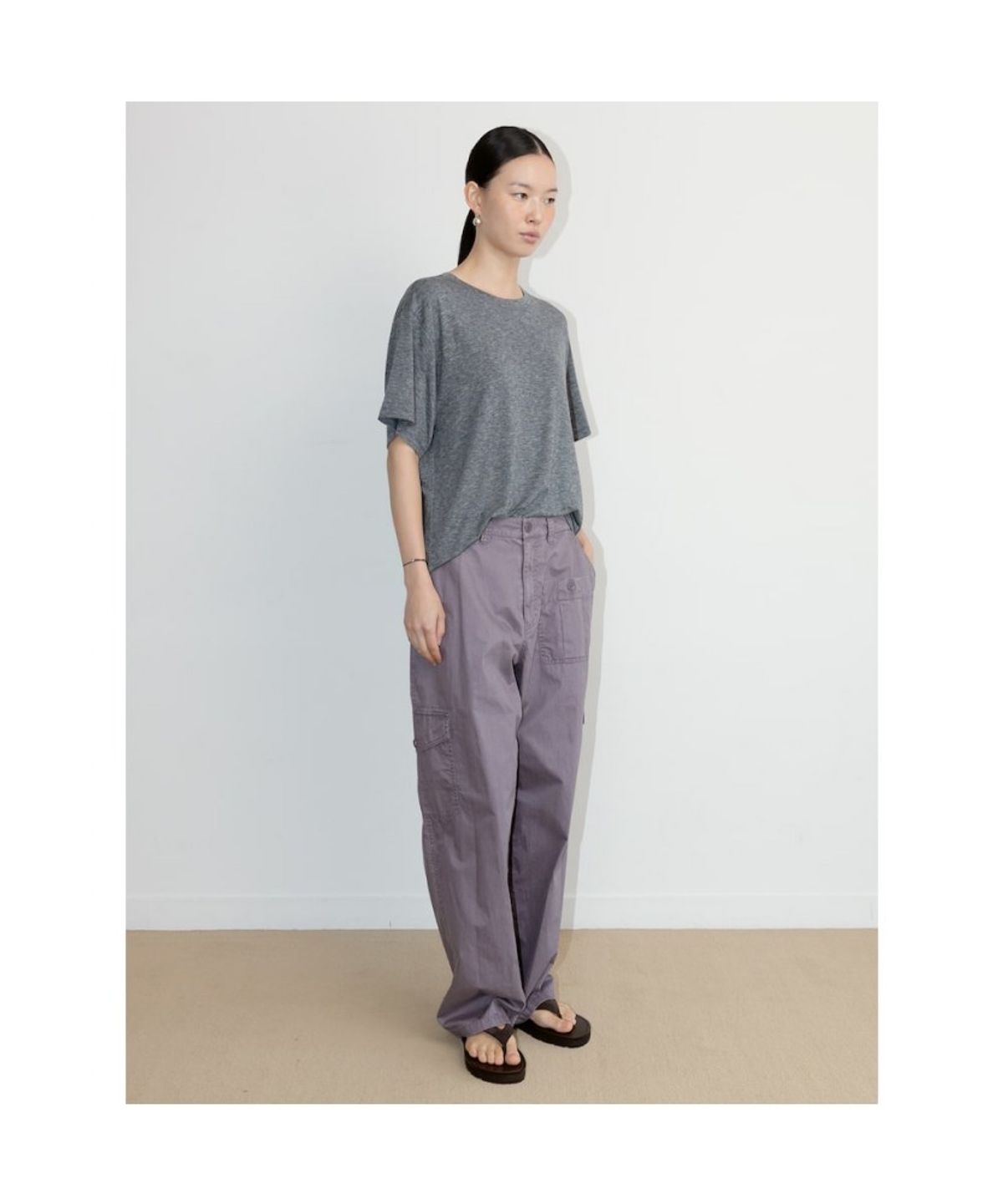 디애퍼처(THE APERTURE) Over Josh TShirt  Grey (TA6742A143)