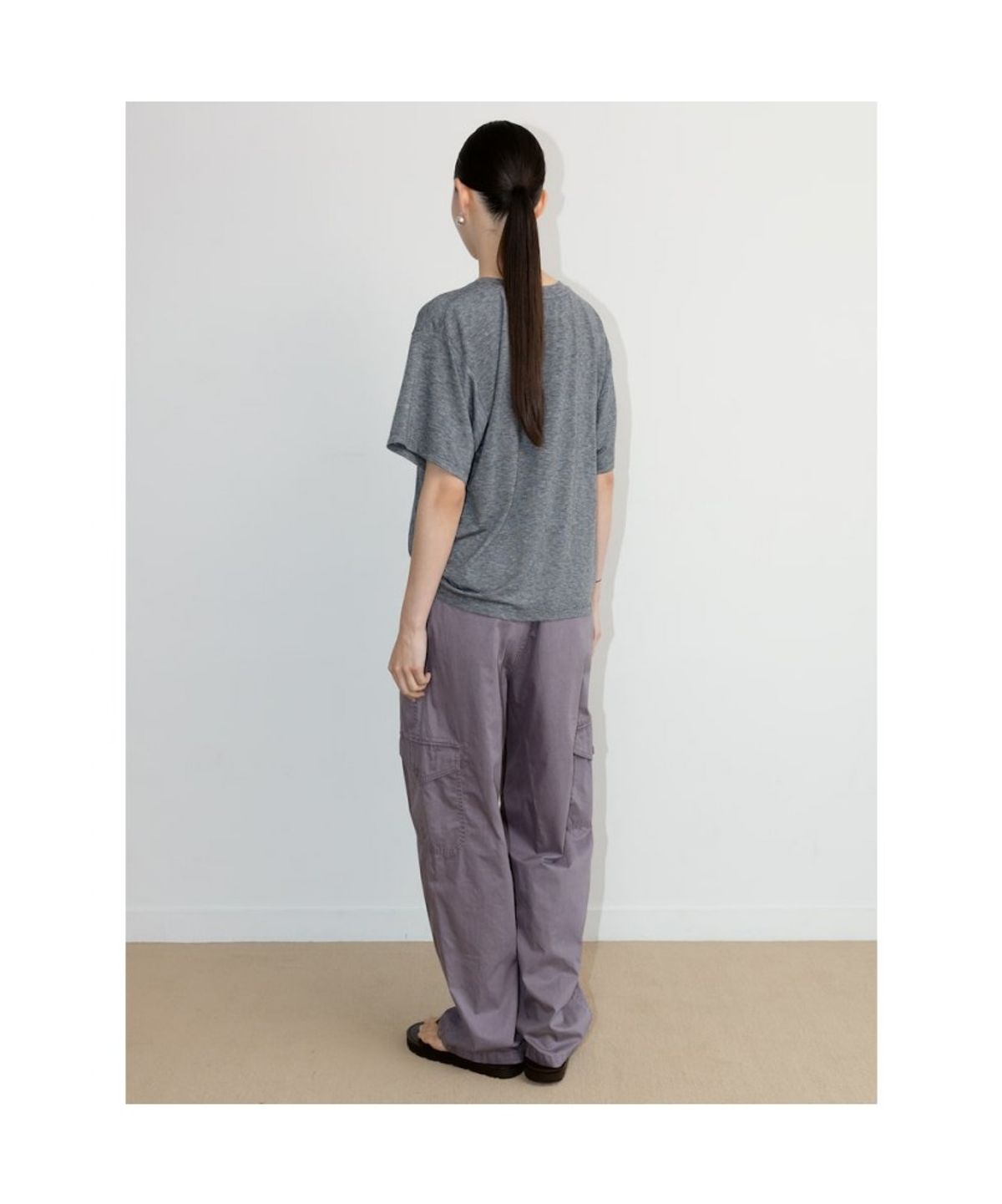 디애퍼처(THE APERTURE) Over Josh TShirt  Grey (TA6742A143)