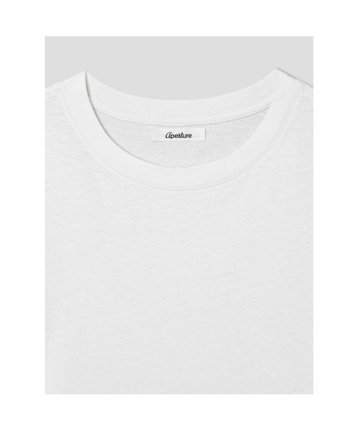 디애퍼처(THE APERTURE) [Unisex] Cotton Crop TShirt  White (TA6742U041)