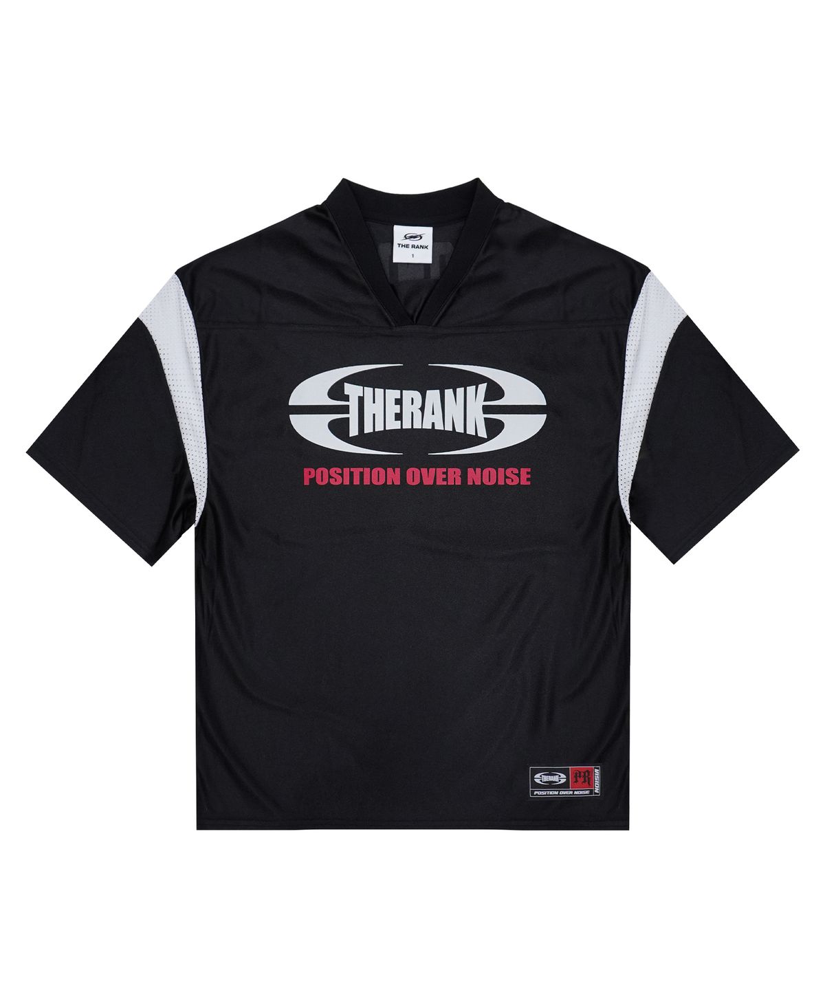 더랭크(THERANK) DISCONNECT FRAMEWORK JERSEY [BLACK]
